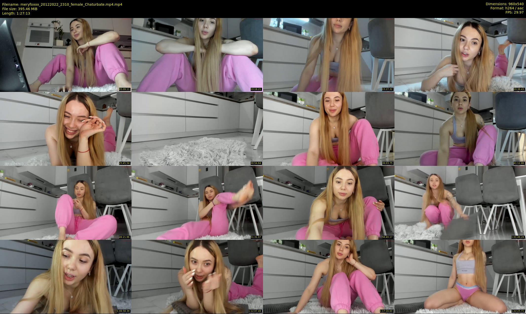 meryfoxxx — 88 minute Chaturbate female cam show recording, 480p, Dec 20, 2022