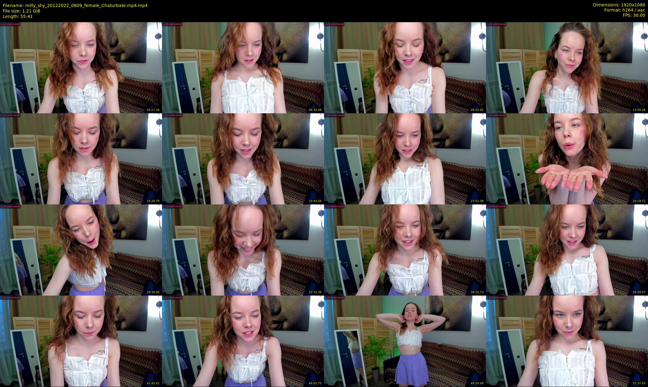 milly_shy — 56 minute Chaturbate female cam show recording, 1080p, Dec 20, 2022
