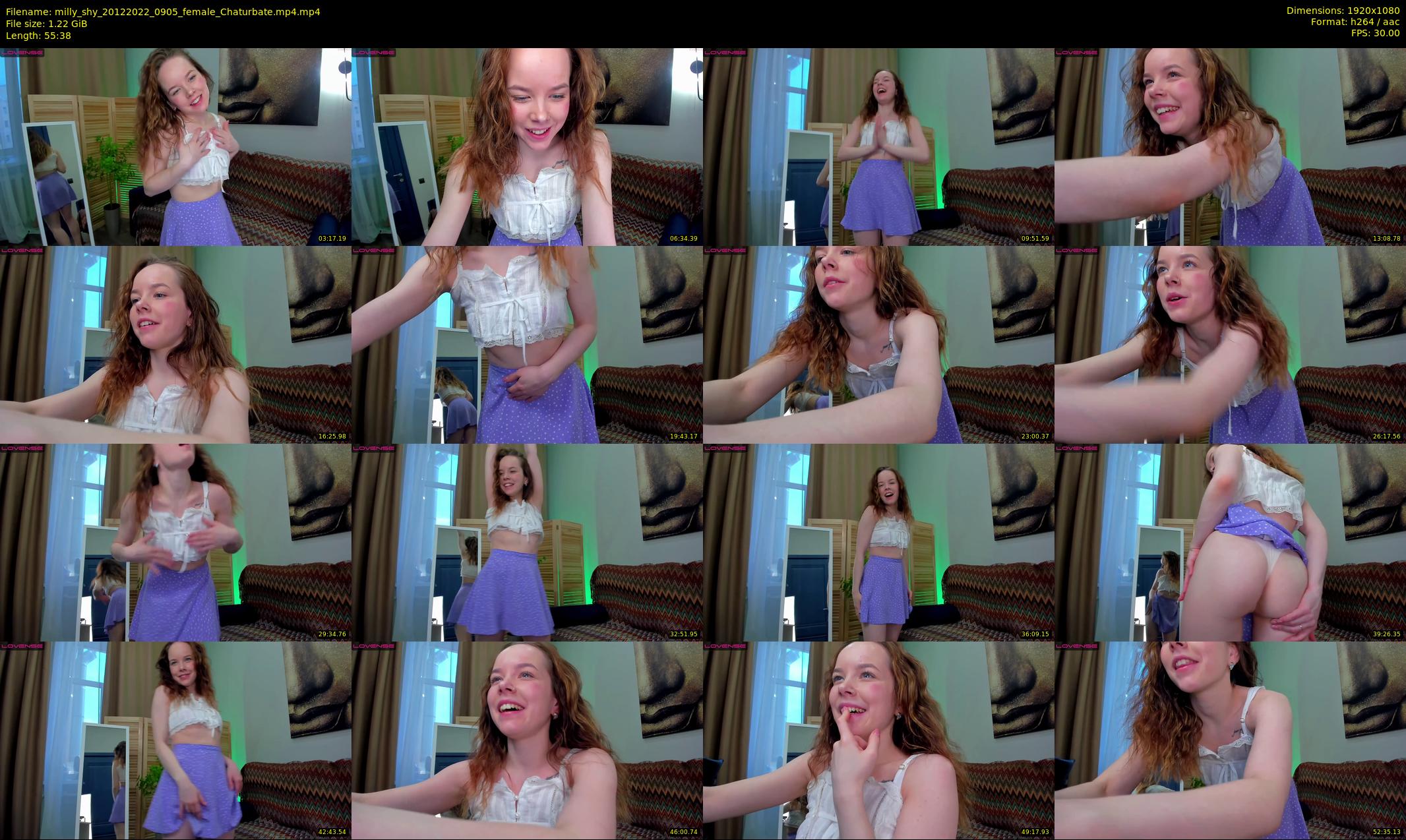 milly_shy — 56 minute Chaturbate female cam show recording, 1080p, Dec 20, 2022