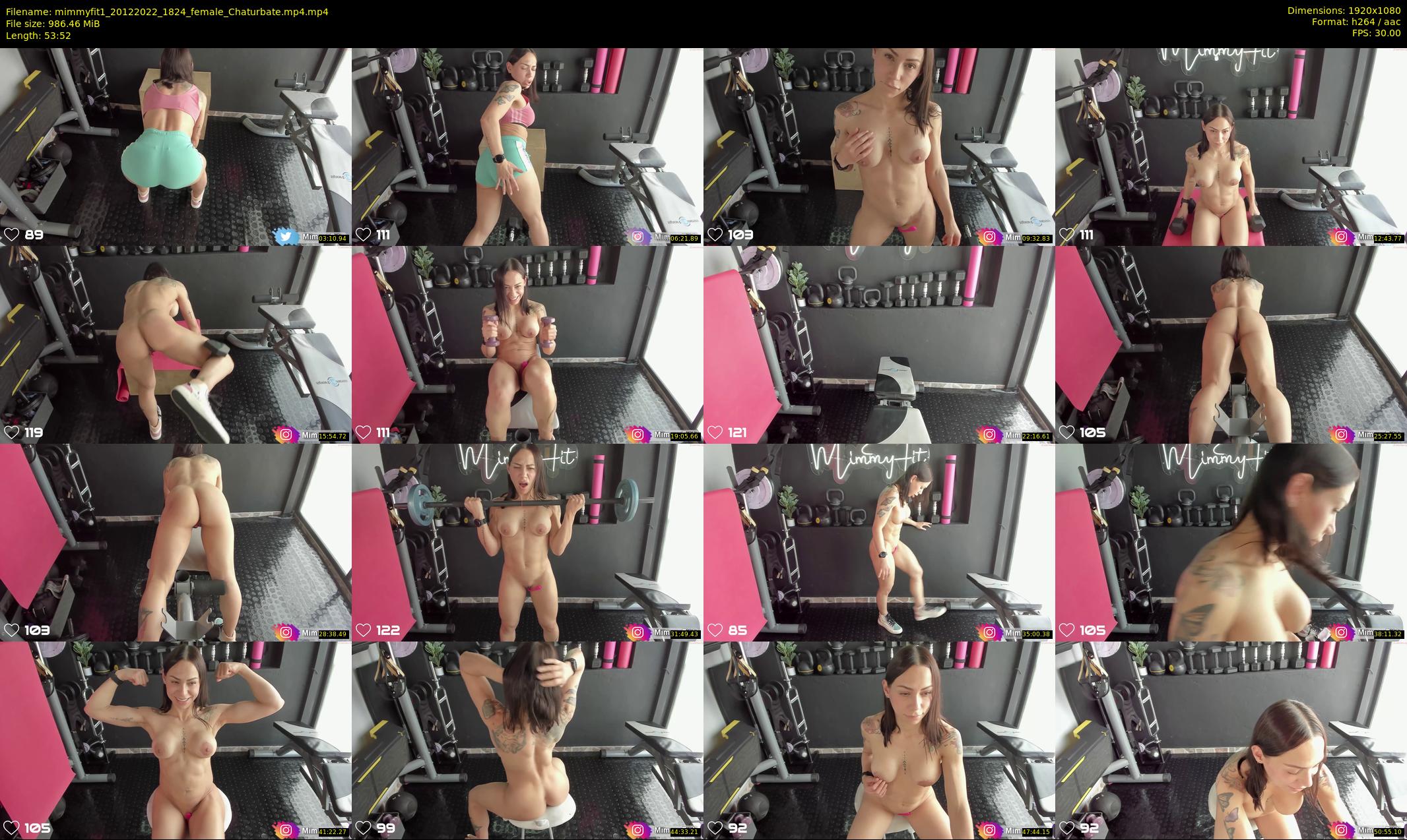 mimmyfit1 — 54 minute Chaturbate female cam show recording, 1080p, Dec 20, 2022