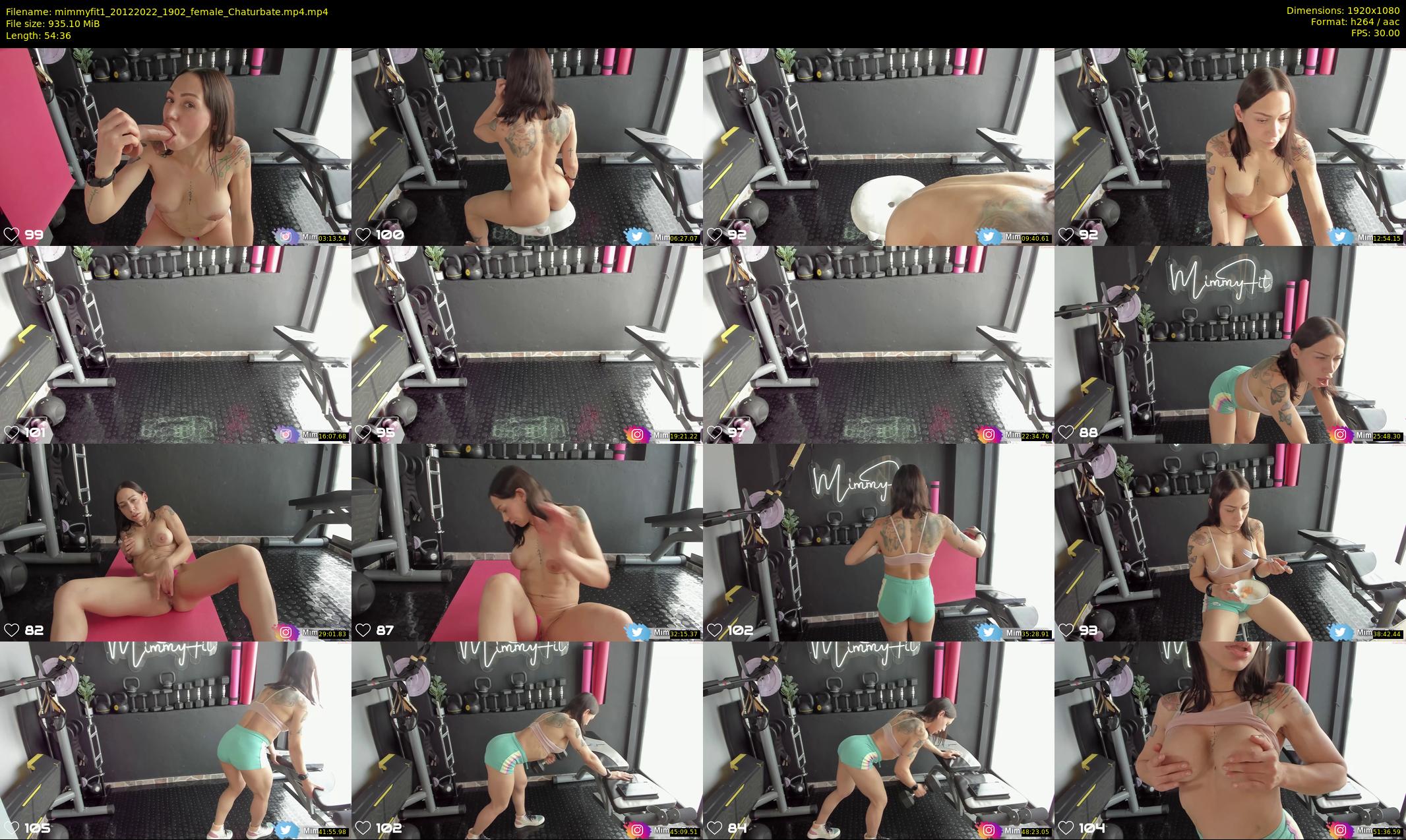 mimmyfit1 — 55 minute Chaturbate female cam show recording, 1080p, Dec 20, 2022