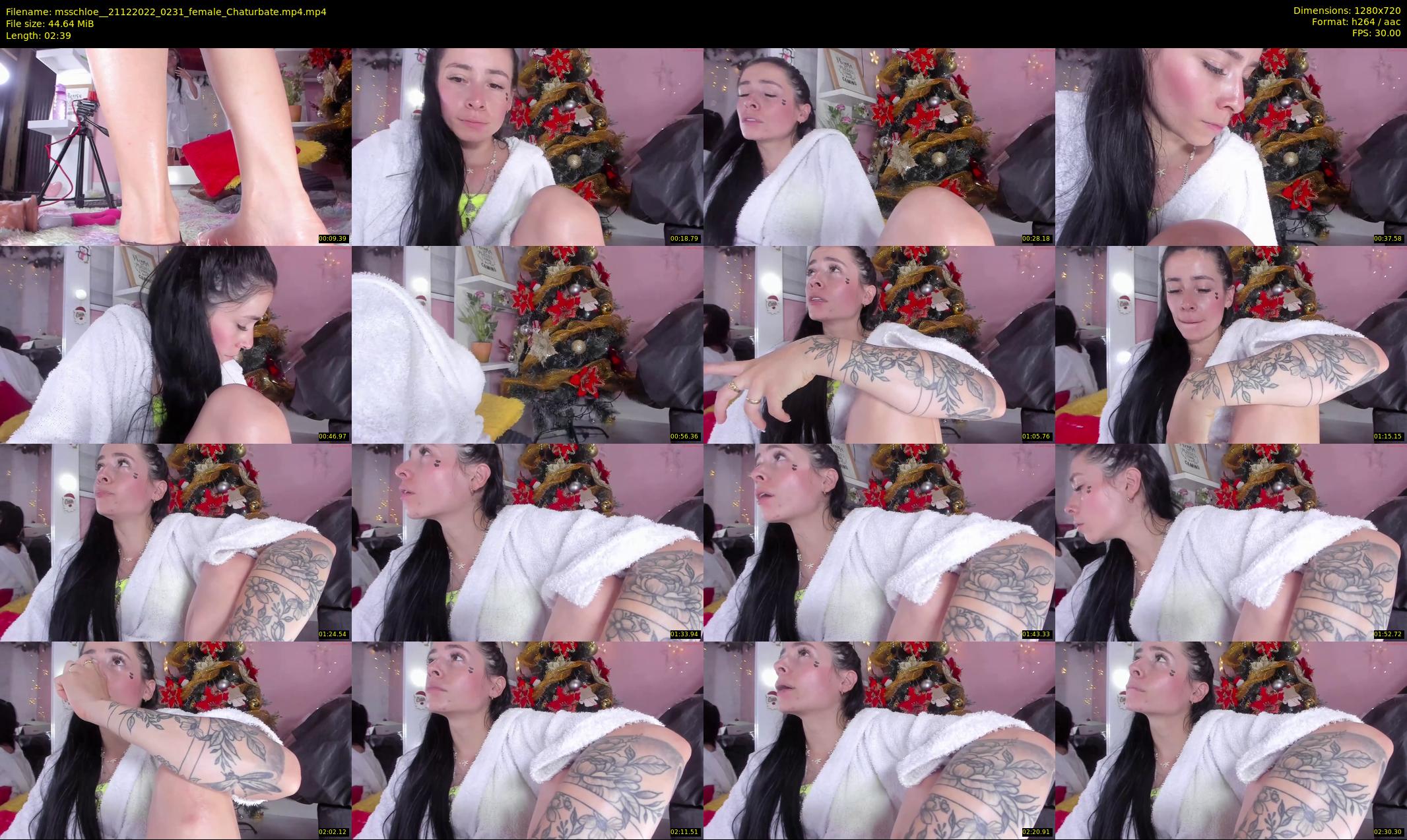 msschloe_ — 3 minute Chaturbate female cam show recording, 720p, Dec 21, 2022
