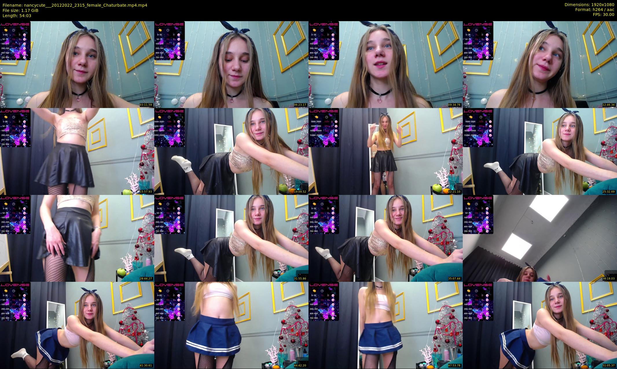 nancycute__ — 55 minute Chaturbate female cam show recording, 1080p, Dec 20, 2022