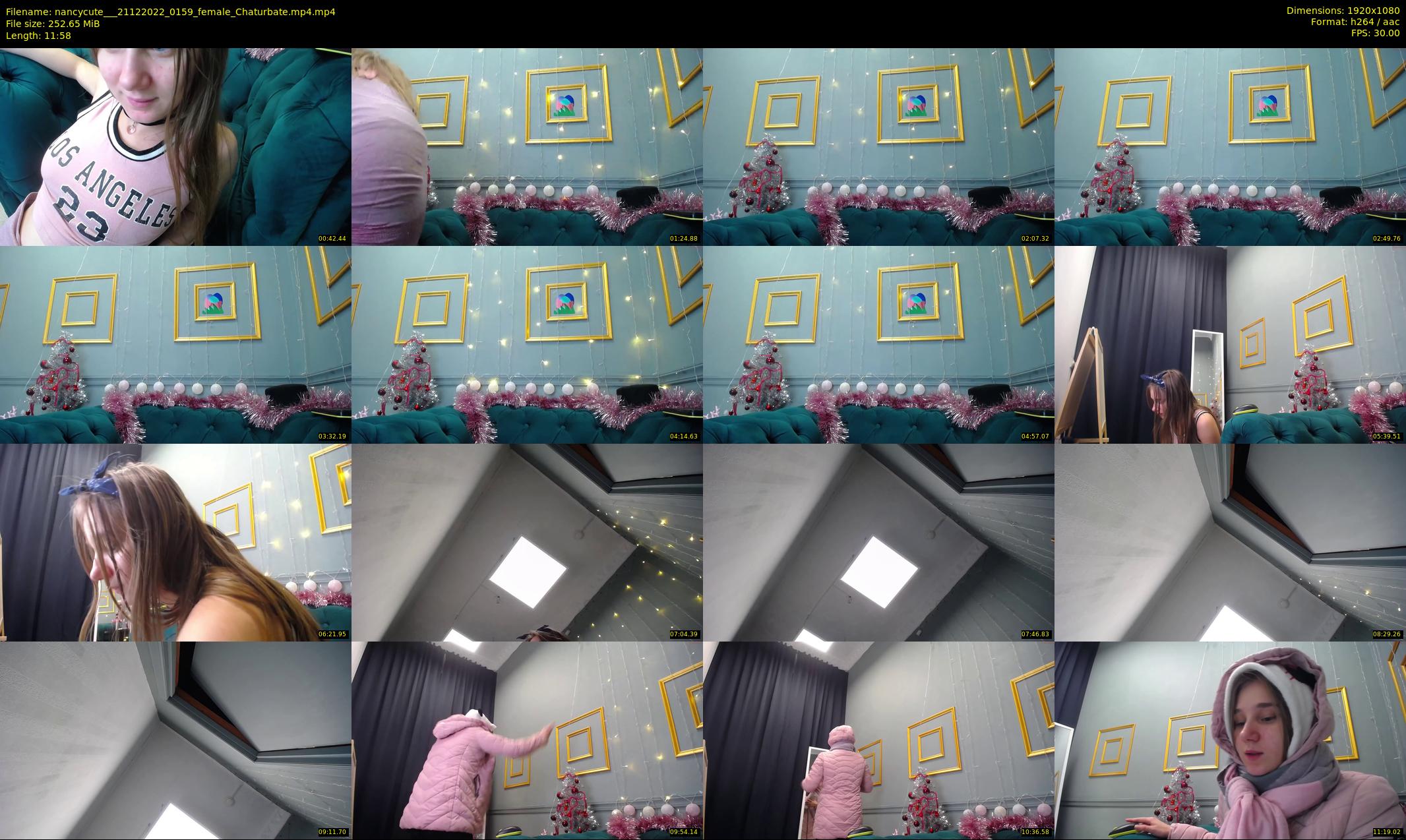 nancycute__ — 12 minute Chaturbate female cam show recording, 1080p, Dec 21, 2022