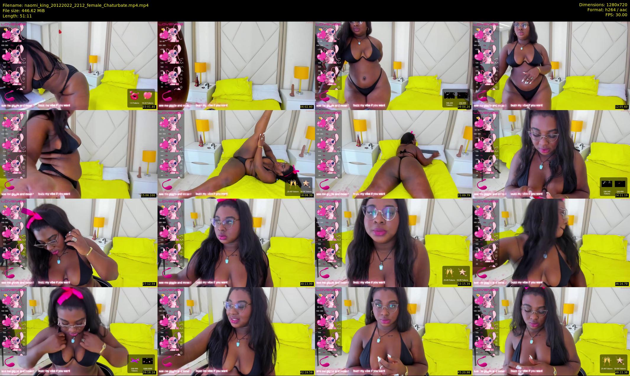 naomi_king — 52 minute Chaturbate female cam show recording, 720p, Dec 20, 2022