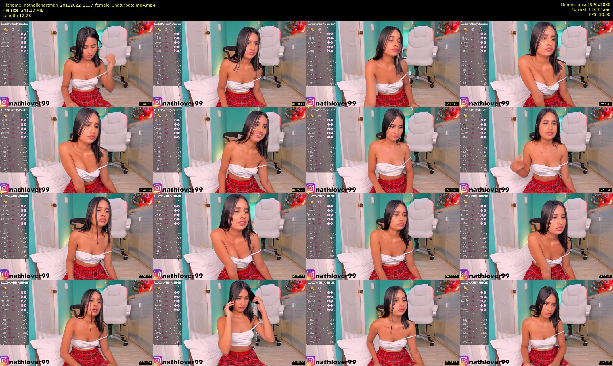 nathaliehartman — 13 minute Chaturbate female cam show recording, 1080p, Dec 20, 2022