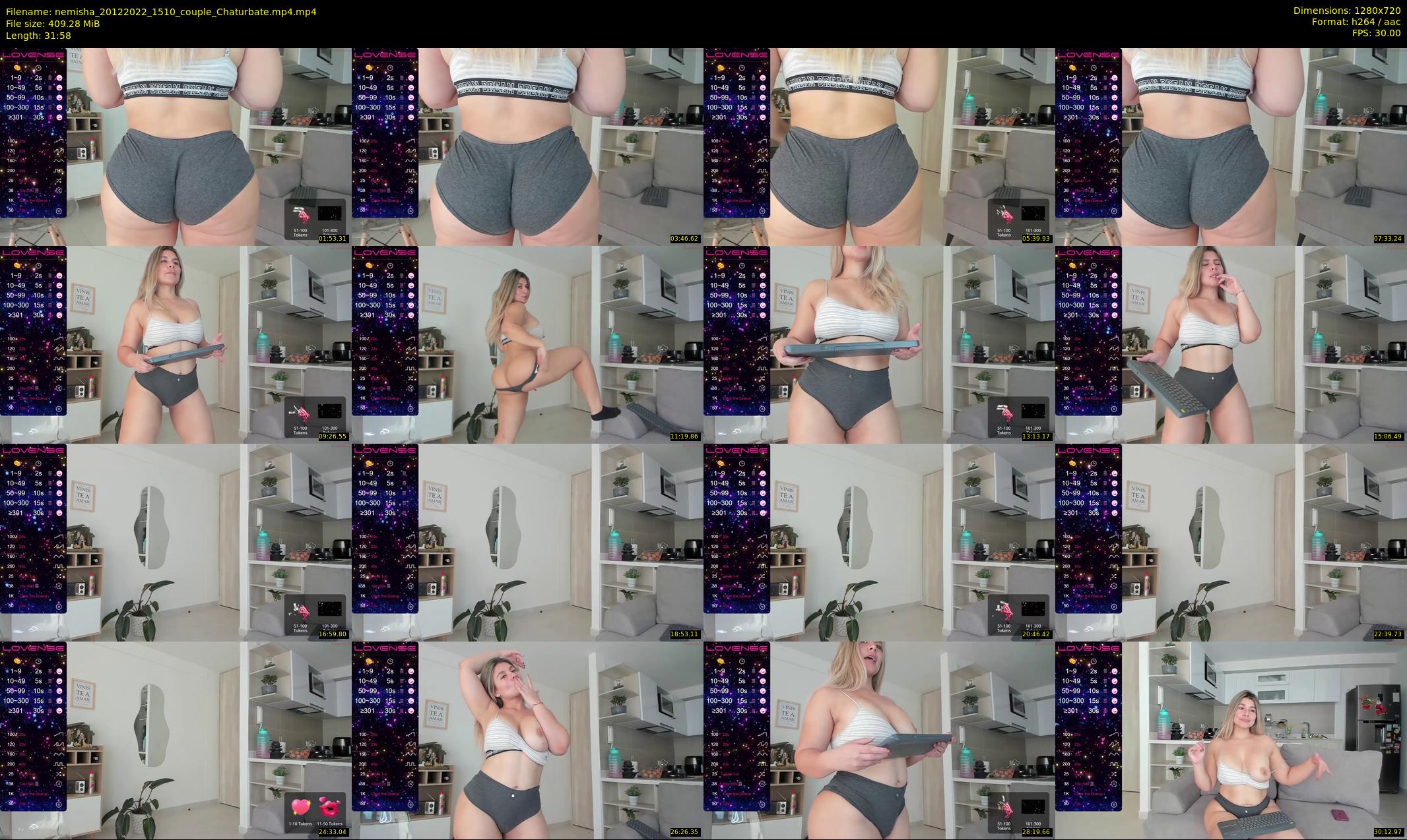 nemisha — 32 minute Chaturbate female cam show recording, 720p, Dec 20, 2022