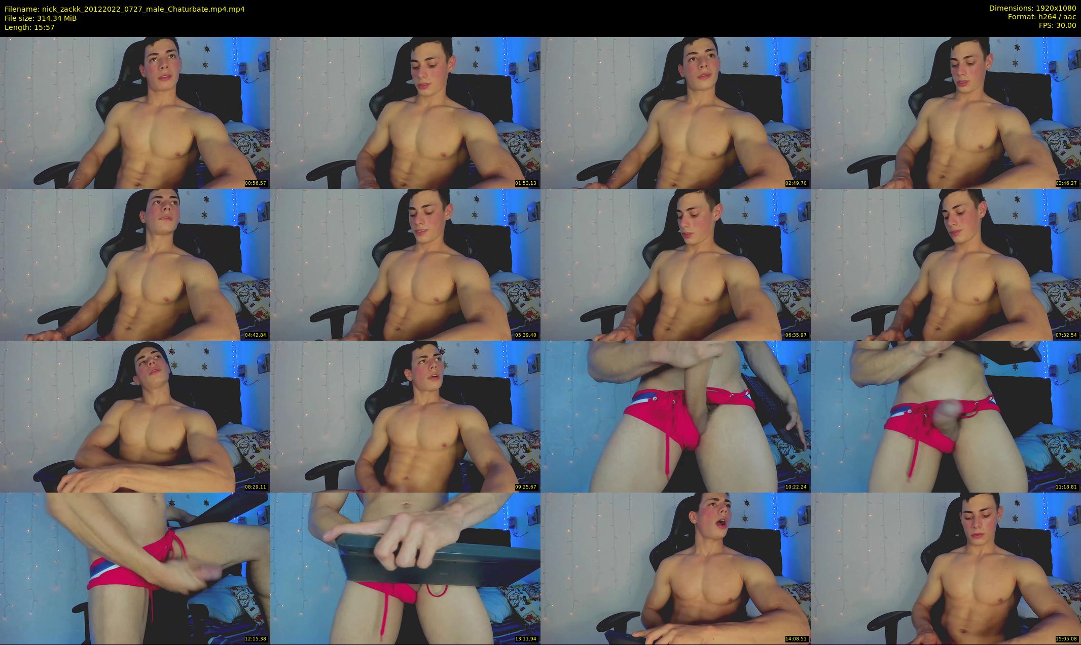 nick_zackk — 16 minute Chaturbate male cam show recording, 1080p, Dec 20, 2022