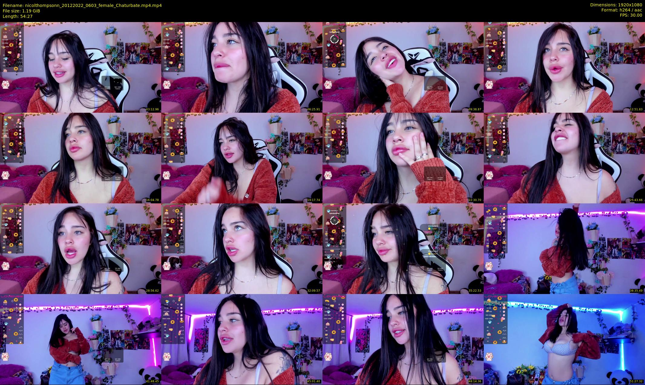 nicolthompsonn — 55 minute Chaturbate female cam show recording, 1080p, Dec 20, 2022