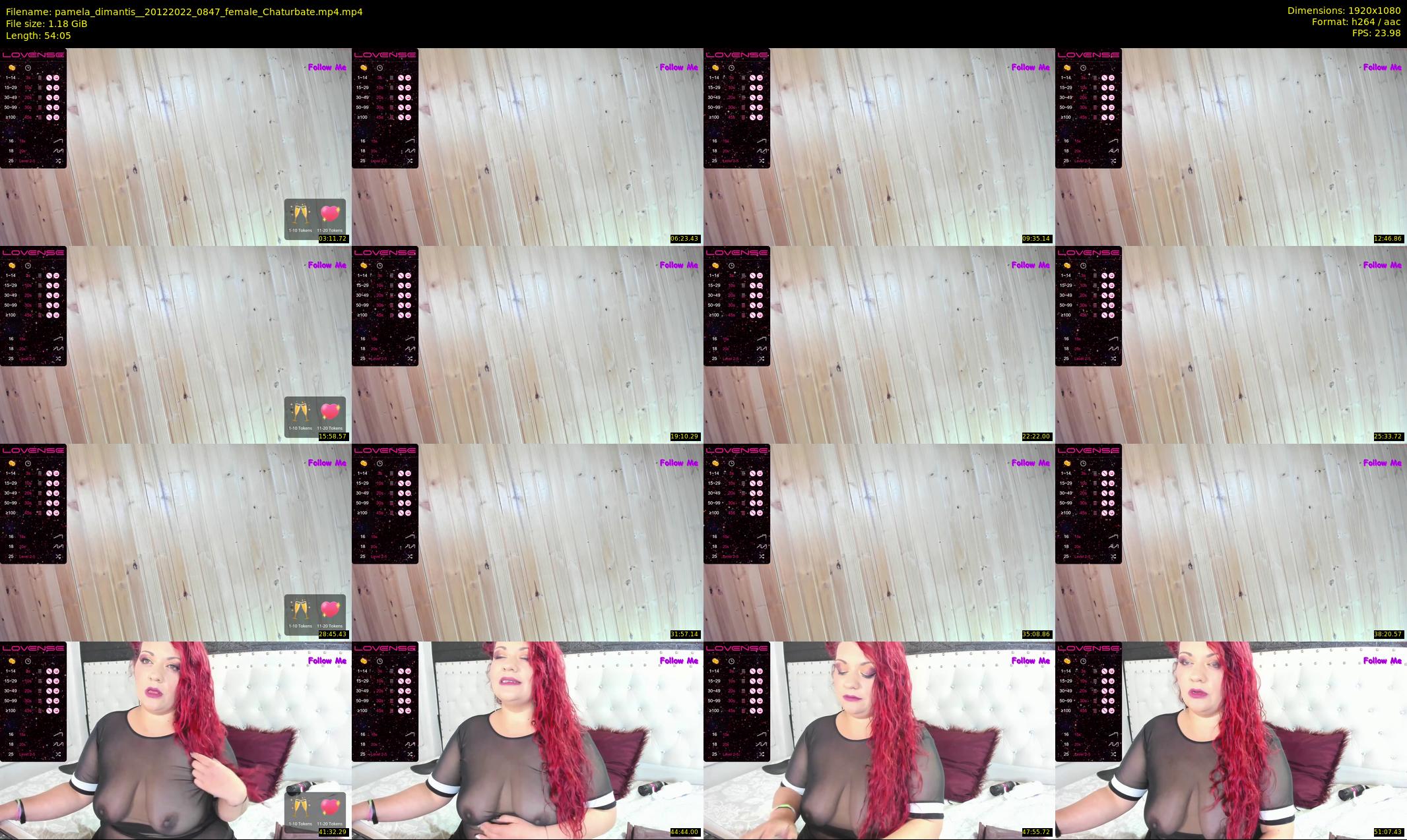 pamela_dimantis_ — 55 minute Chaturbate female cam show recording, 1080p, Dec 20, 2022