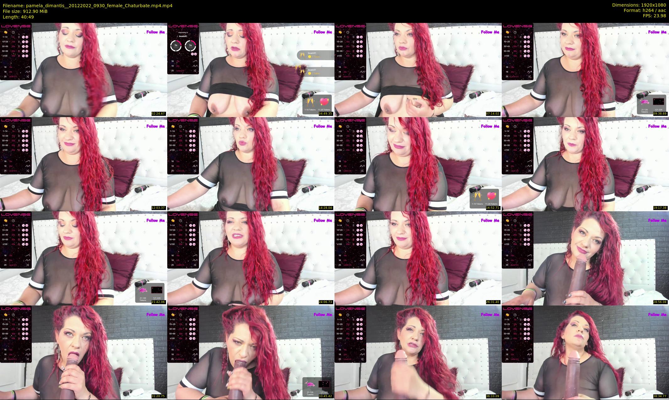 pamela_dimantis_ — 41 minute Chaturbate female cam show recording, 1080p, Dec 20, 2022