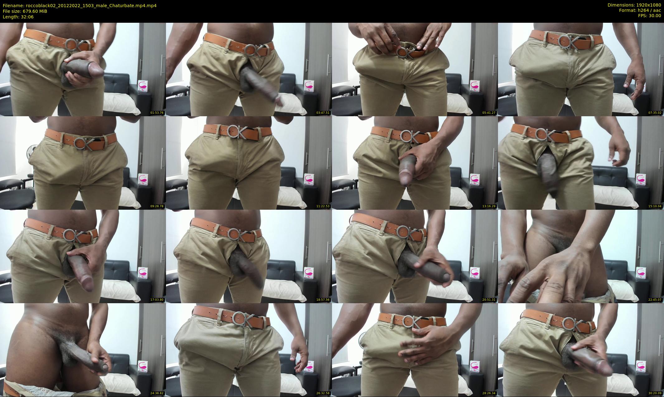 roccoblack02 — 33 minute Chaturbate male cam show recording, 1080p, Dec 20, 2022