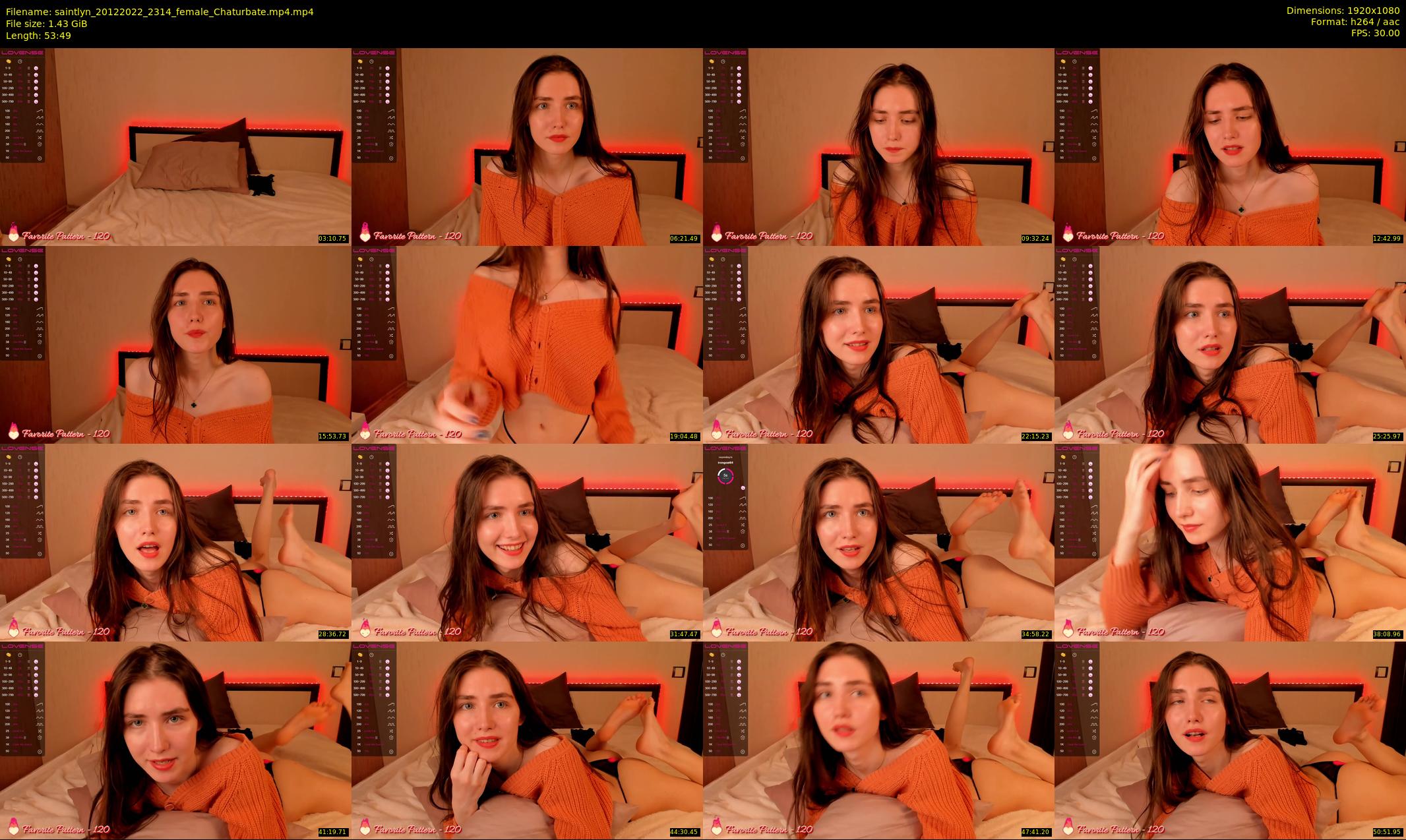 saintlyn — 54 minute Chaturbate female cam show recording, 1080p, Dec 20, 2022