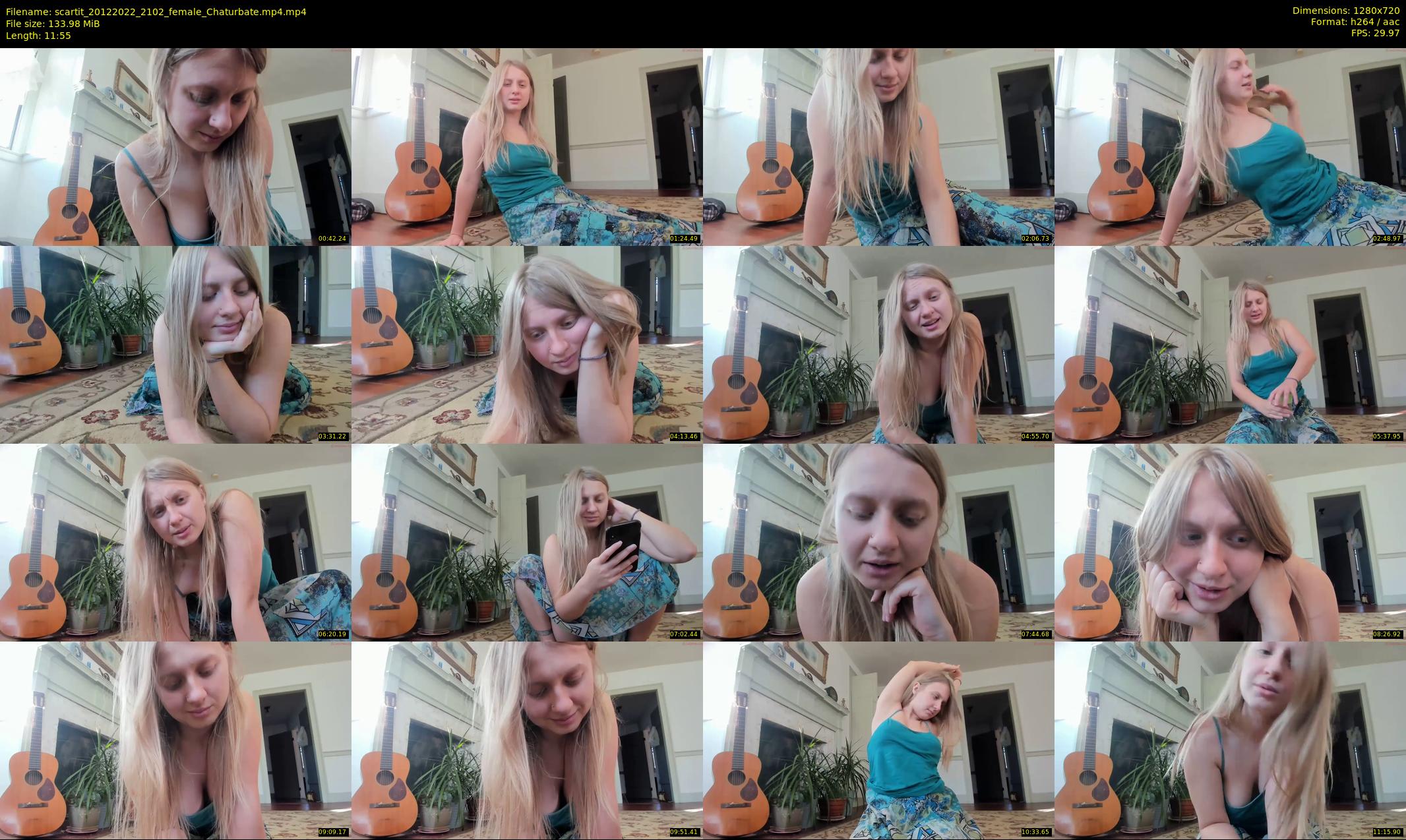 scartit — 12 minute Chaturbate female cam show recording, 720p, Dec 20, 2022