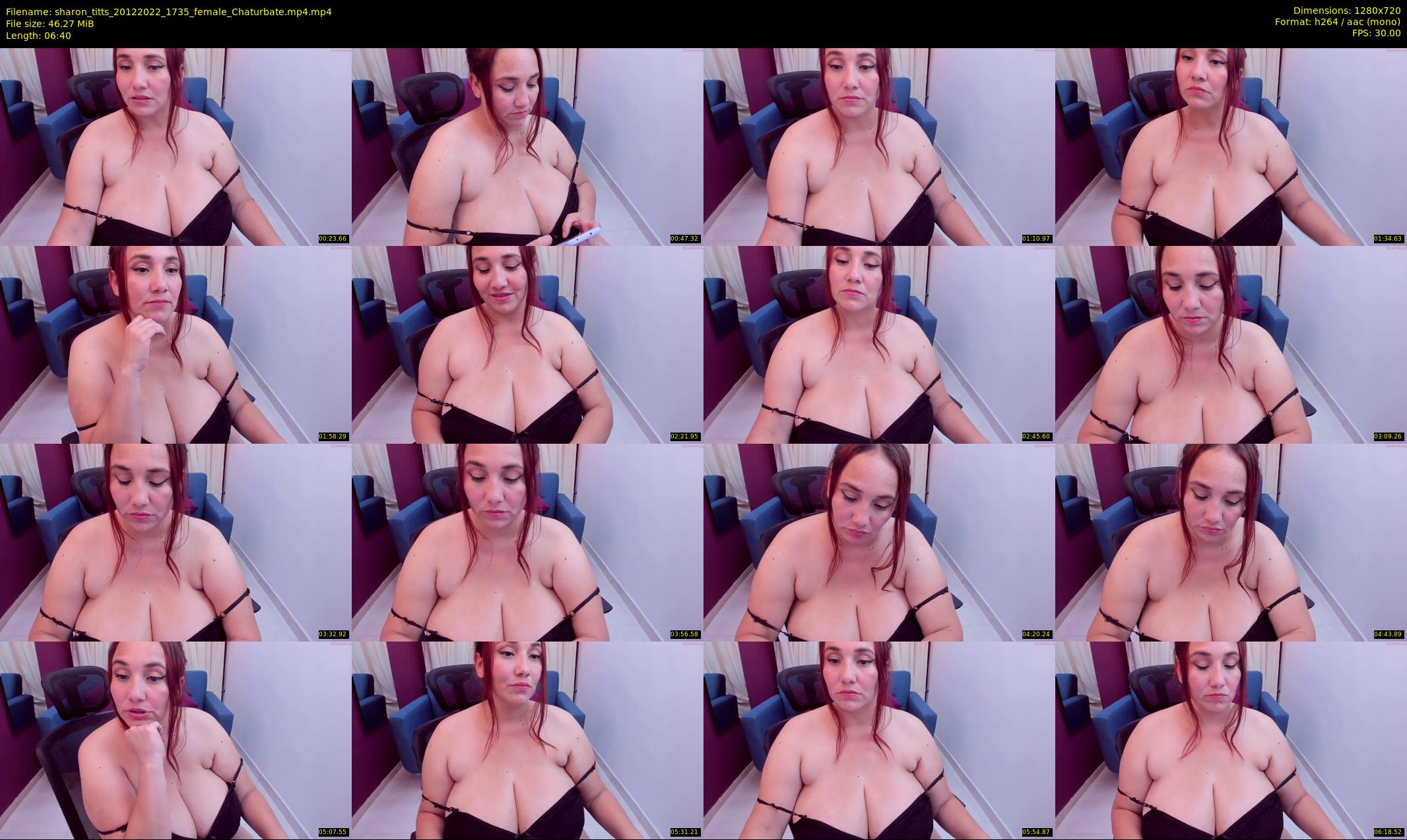 sharon_titts — 7 minute Chaturbate female cam show recording, 720p, Dec 20, 2022