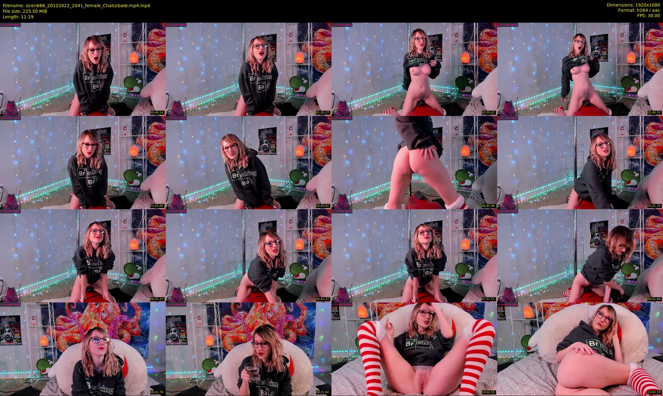 siren666 — 12 minute Chaturbate female cam show recording, 1080p, Dec 20, 2022