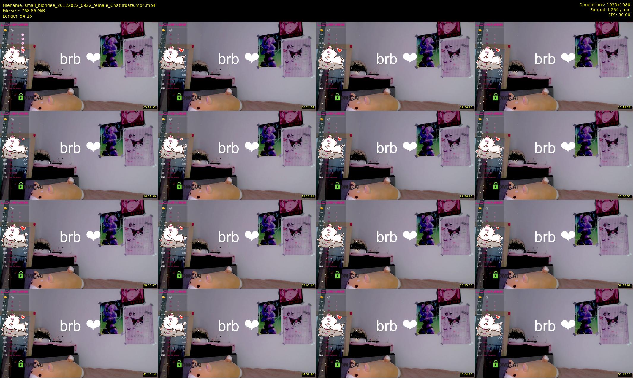 small_blondee — 55 minute Chaturbate female cam show recording, 1080p, Dec 20, 2022