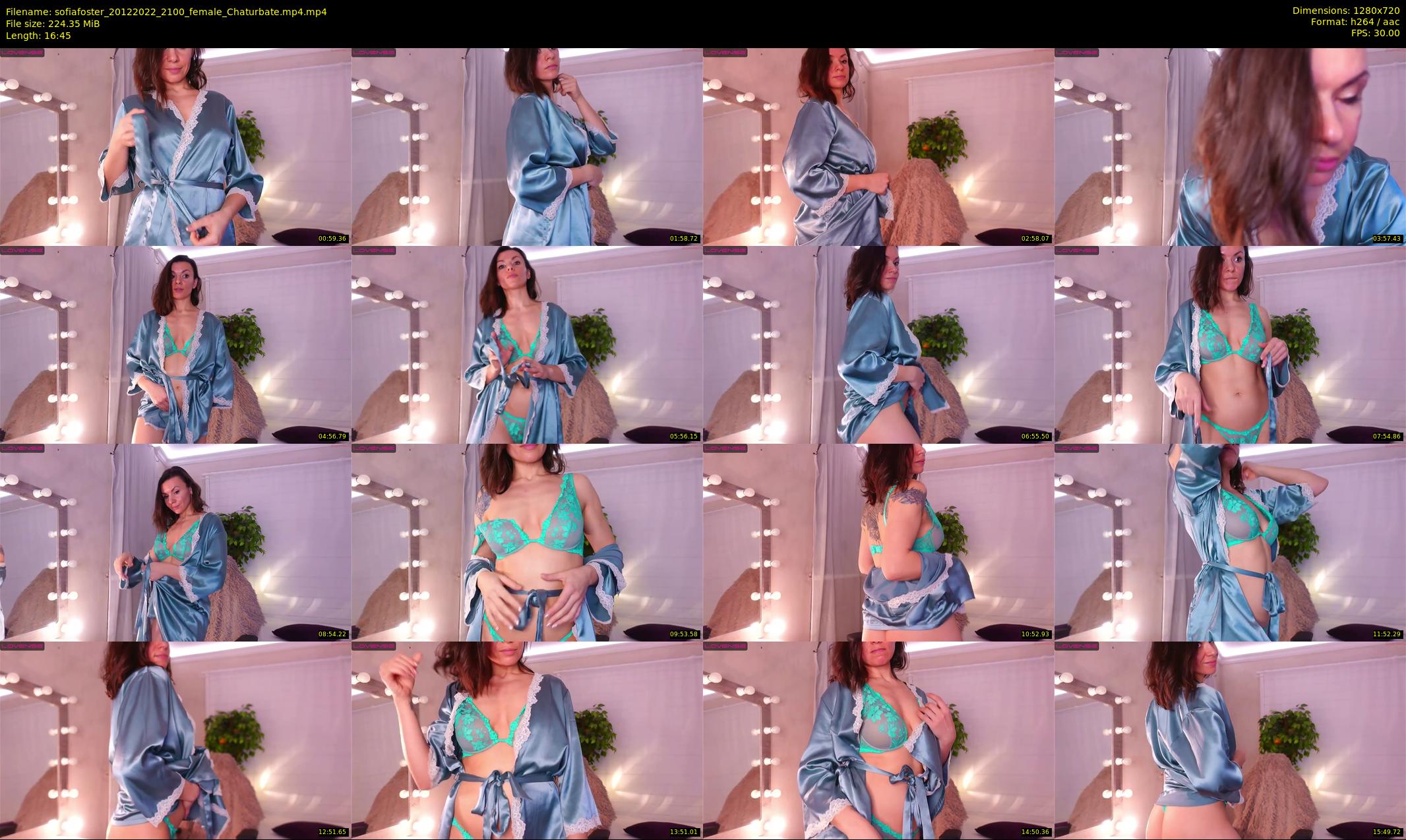sofiafoster — 17 minute Chaturbate female cam show recording, 720p, Dec 20, 2022