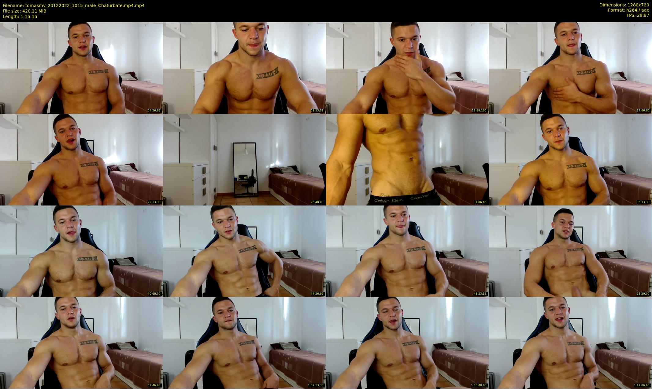 tomasmv — 76 minute Chaturbate male cam show recording, 720p, Dec 20, 2022
