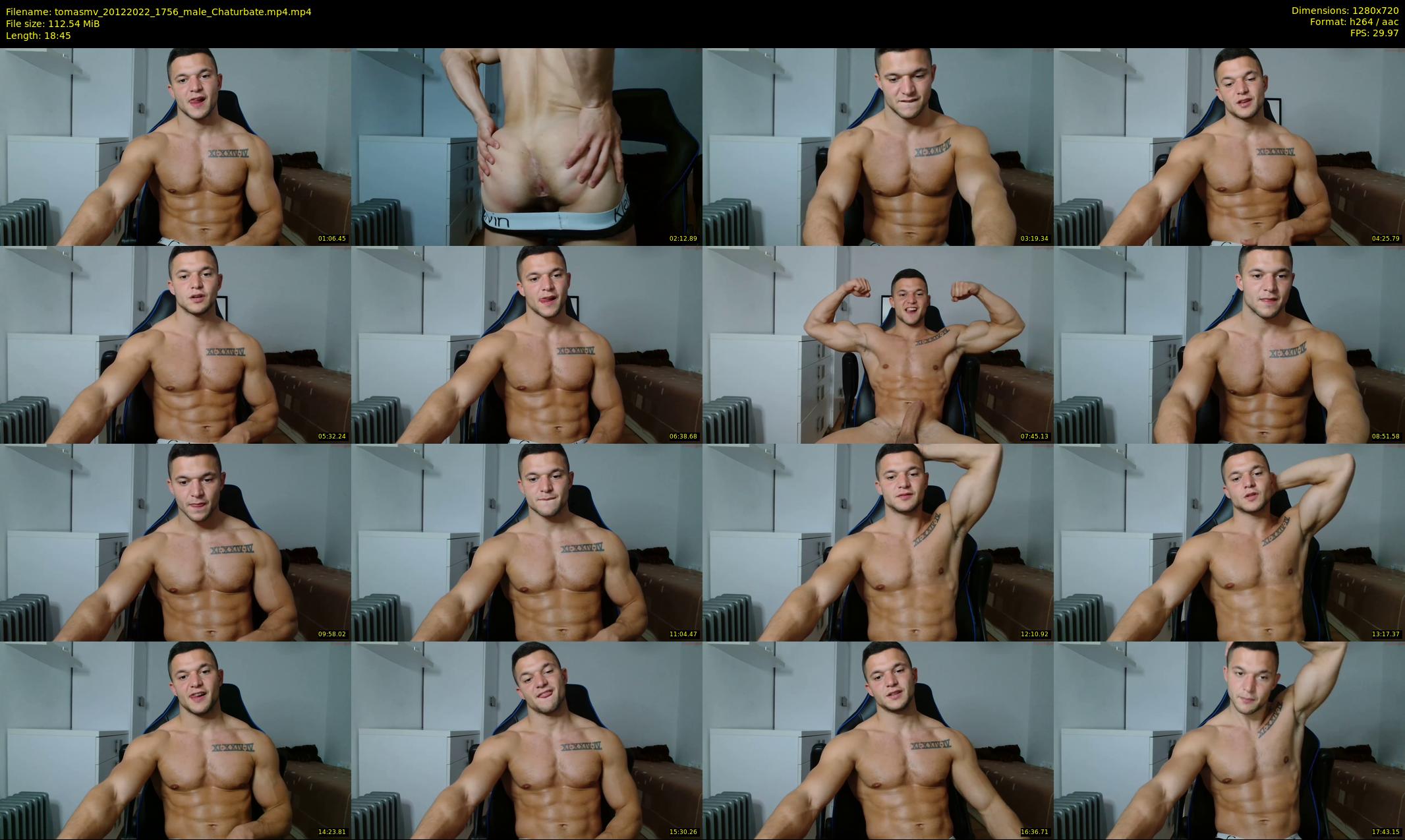 tomasmv — 19 minute Chaturbate male cam show recording, 720p, Dec 20, 2022