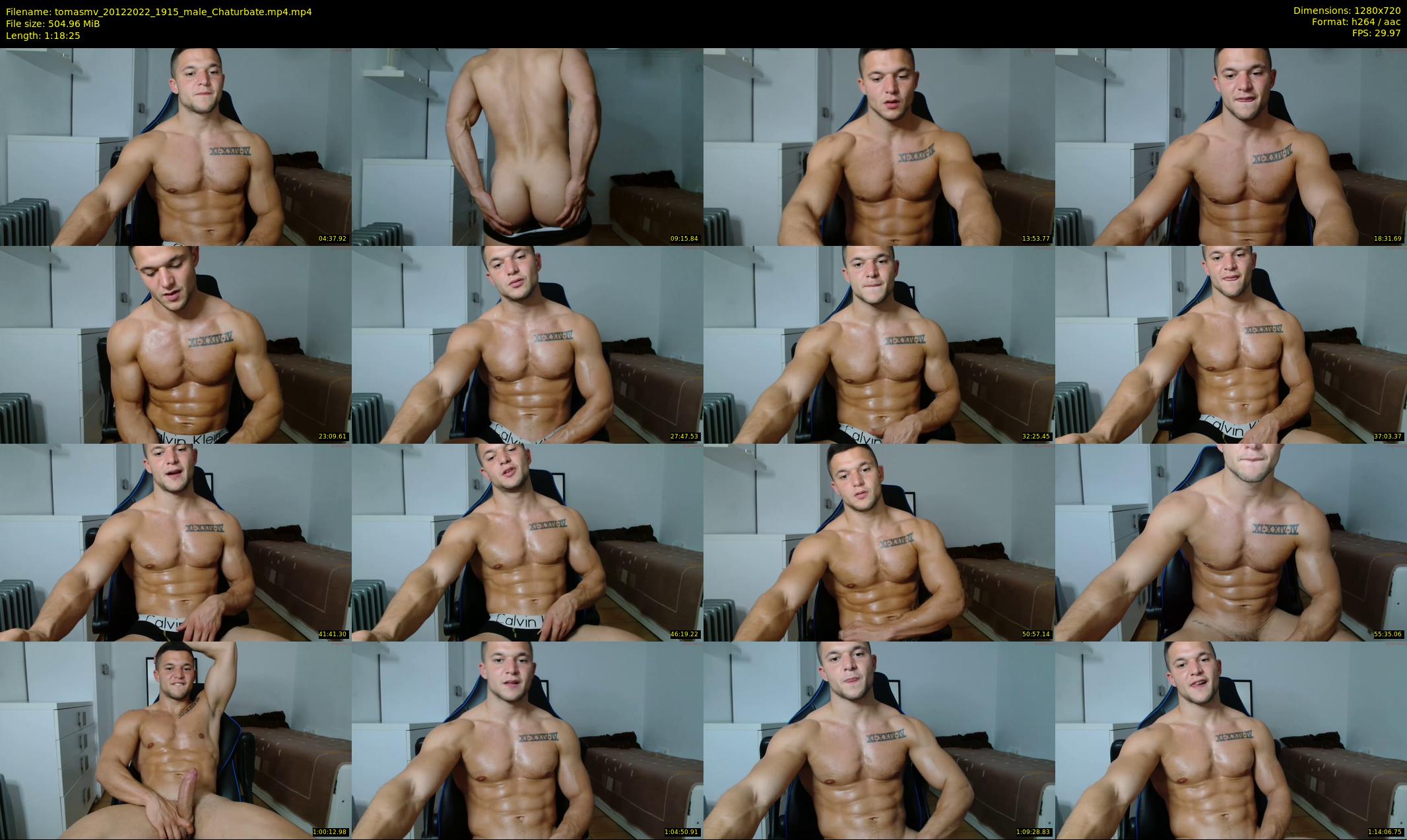 tomasmv — 79 minute Chaturbate male cam show recording, 720p, Dec 20, 2022
