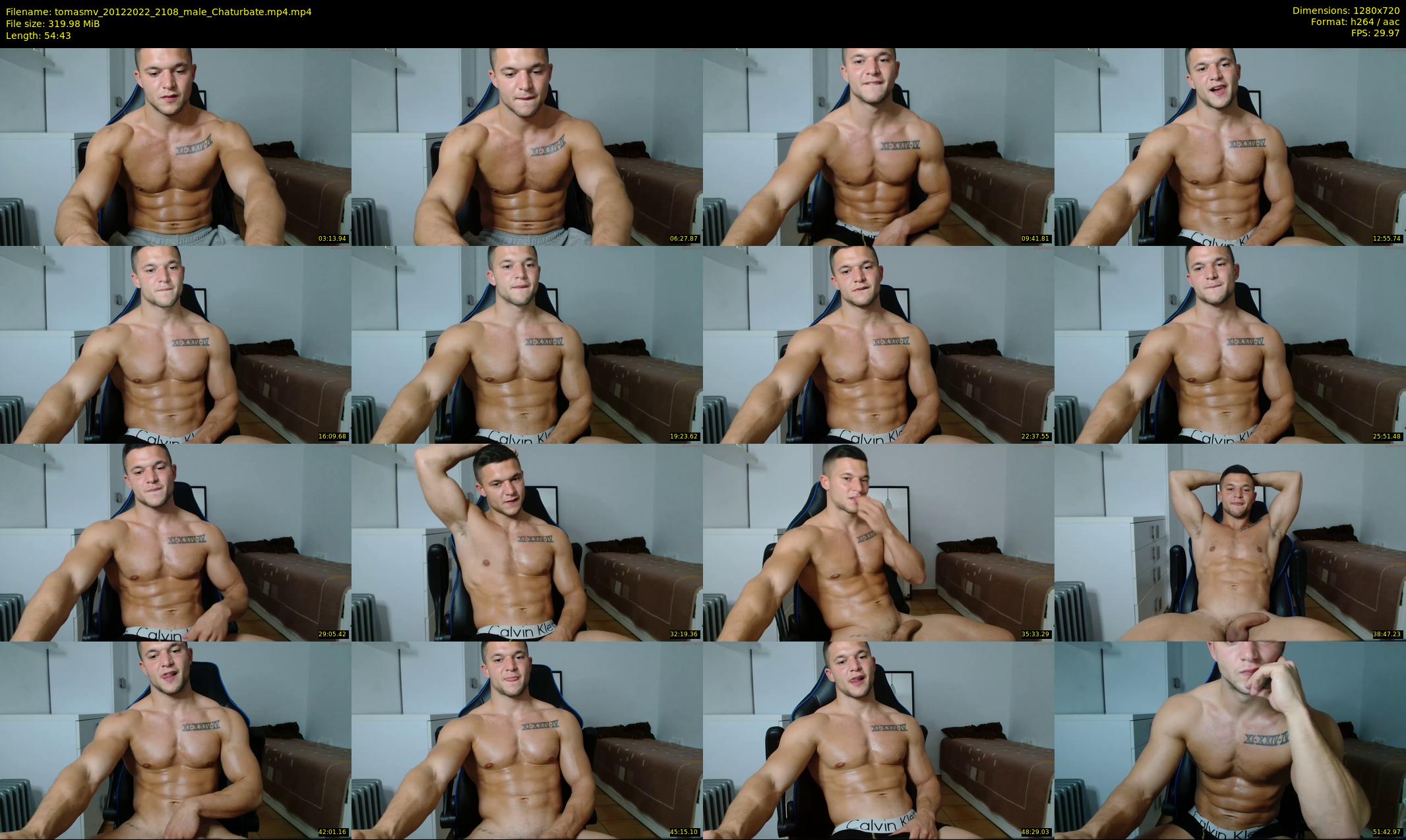tomasmv — 55 minute Chaturbate male cam show recording, 720p, Dec 20, 2022