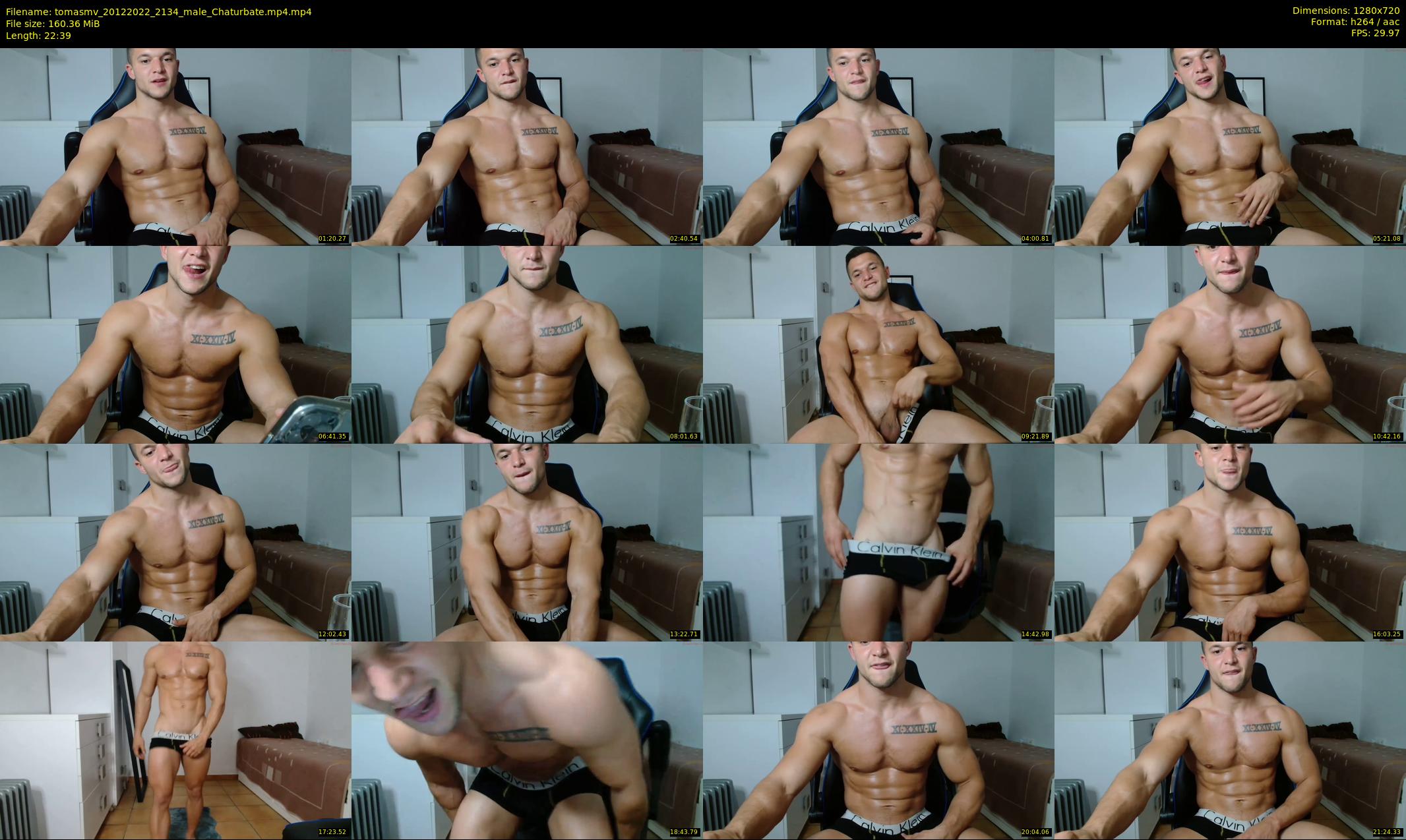 tomasmv — 23 minute Chaturbate male cam show recording, 720p, Dec 20, 2022