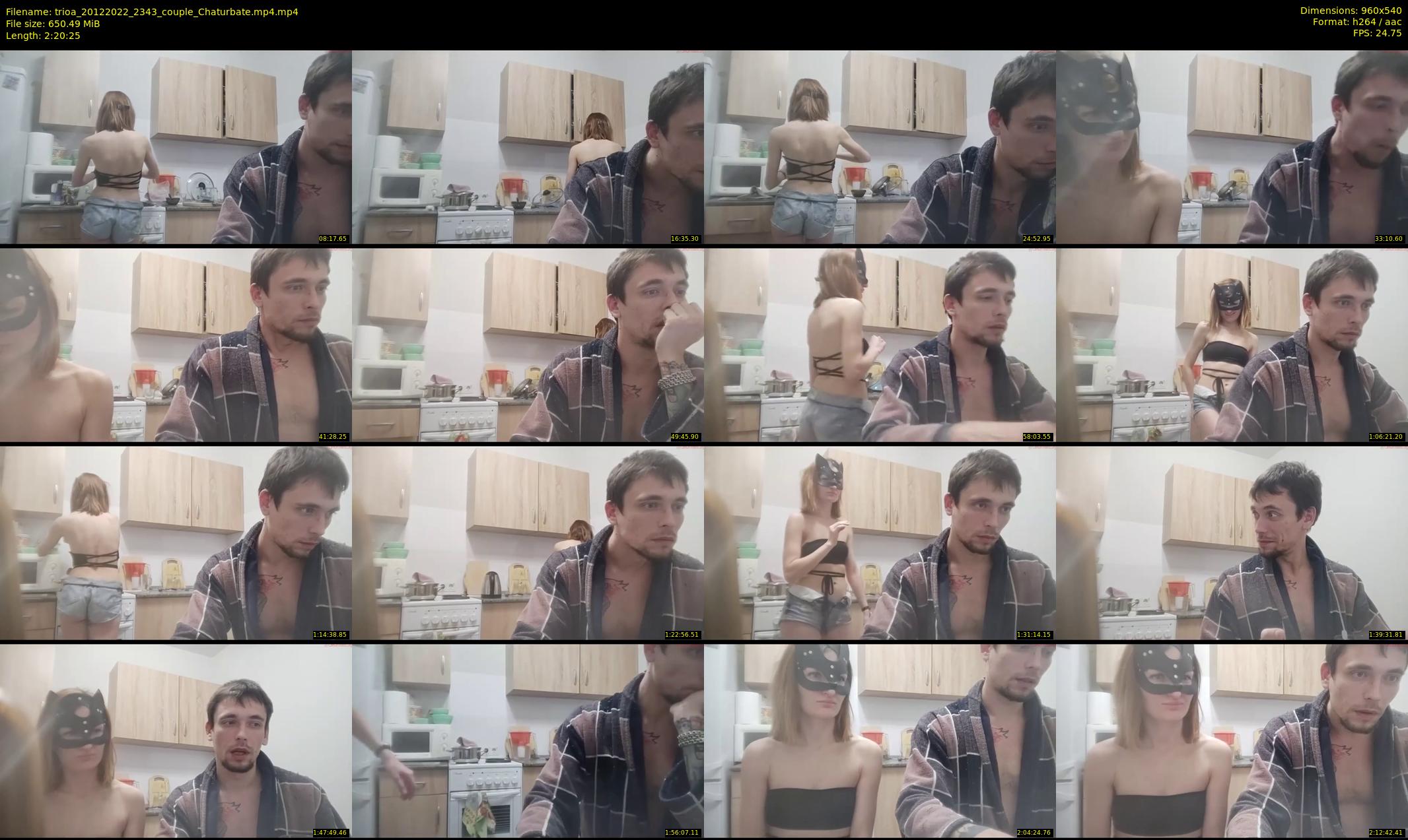 trioa — 141 minute Chaturbate couple cam show recording, 480p, Dec 20, 2022