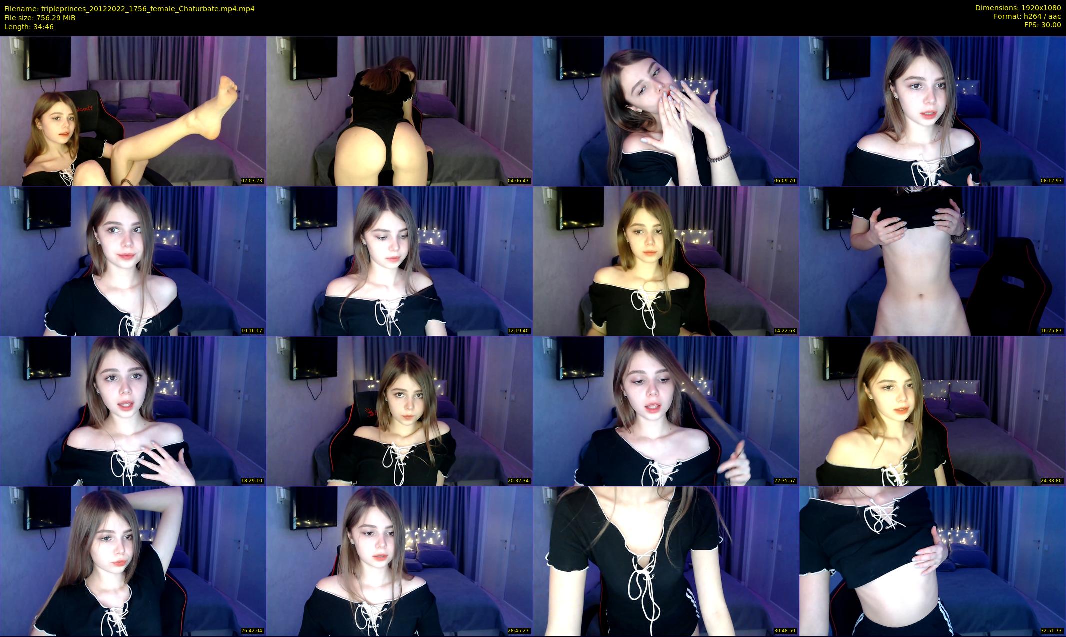 tripleprinces — 35 minute Chaturbate female cam show recording, 1080p, Dec 20, 2022