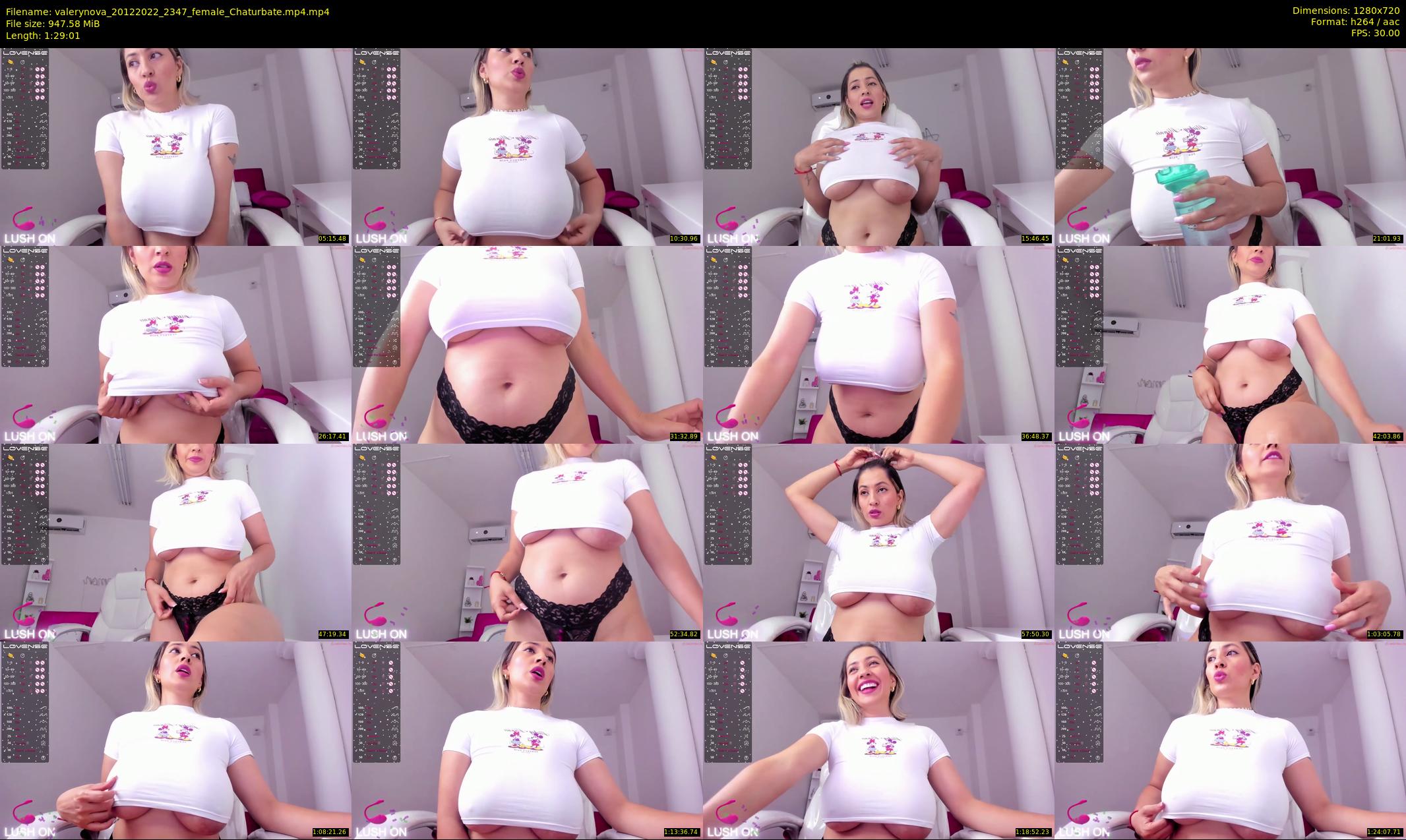 valerynova — 90 minute Chaturbate female cam show recording, 720p, Dec 20, 2022