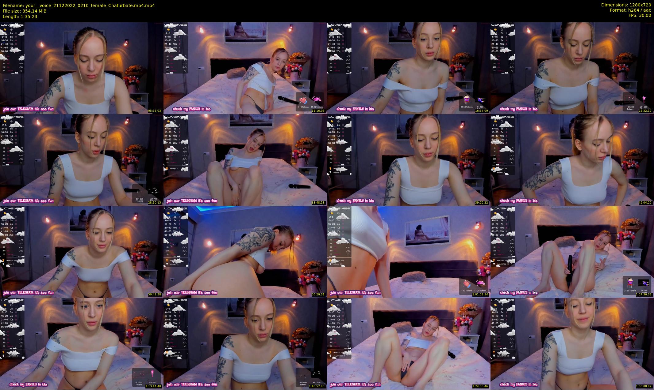 your__voice — 96 minute Chaturbate female cam show recording, 720p, Dec 21, 2022