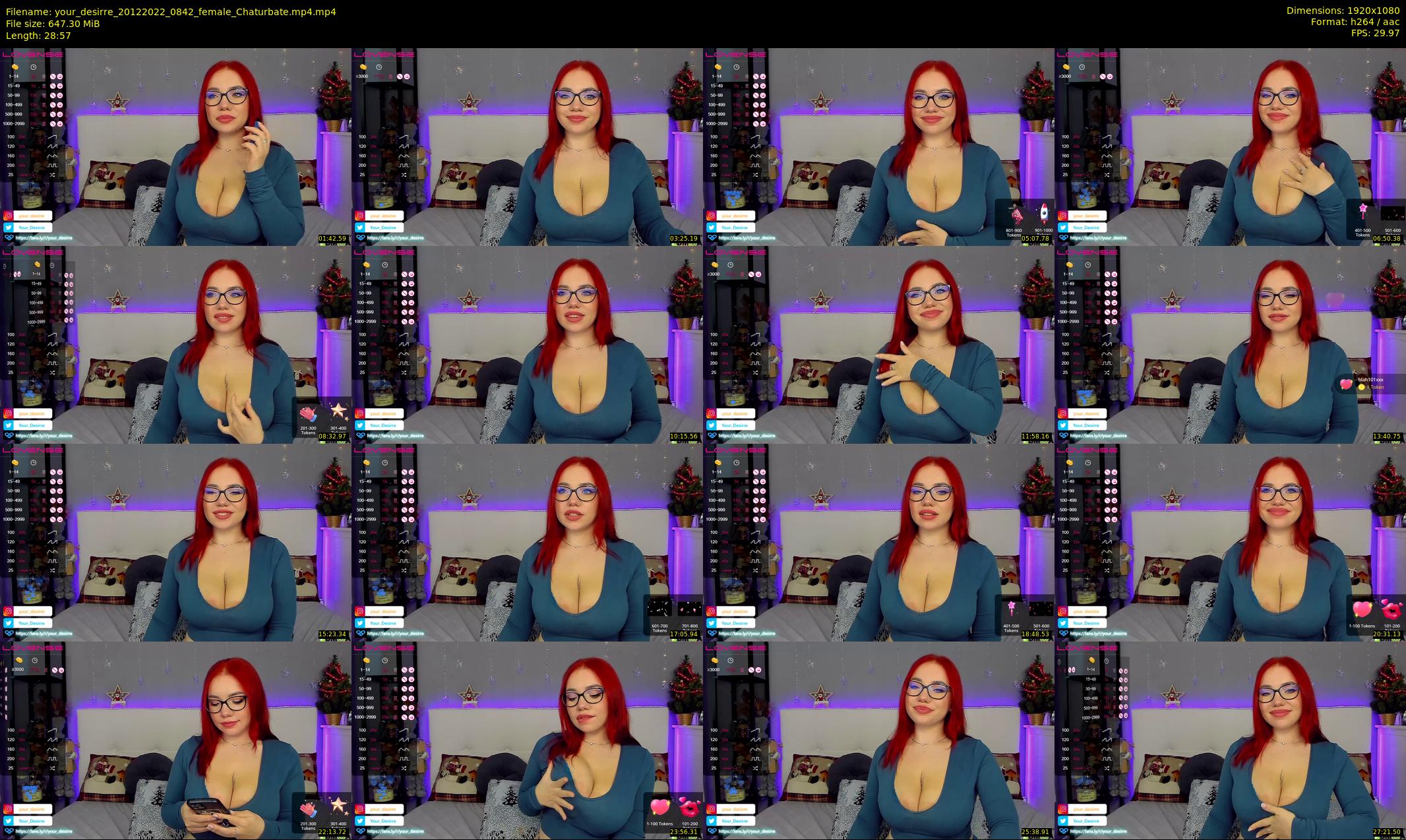 your_desirre — 29 minute Chaturbate female cam show recording, 1080p, Dec 20, 2022