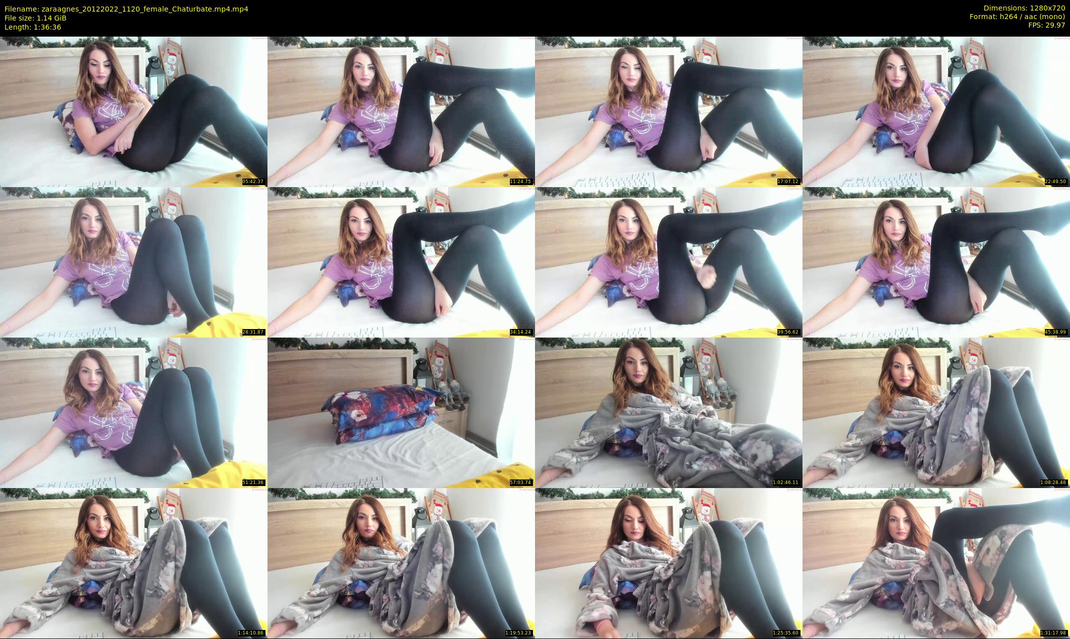 zaraagnes — 97 minute Chaturbate female cam show recording, 720p, Dec 20, 2022