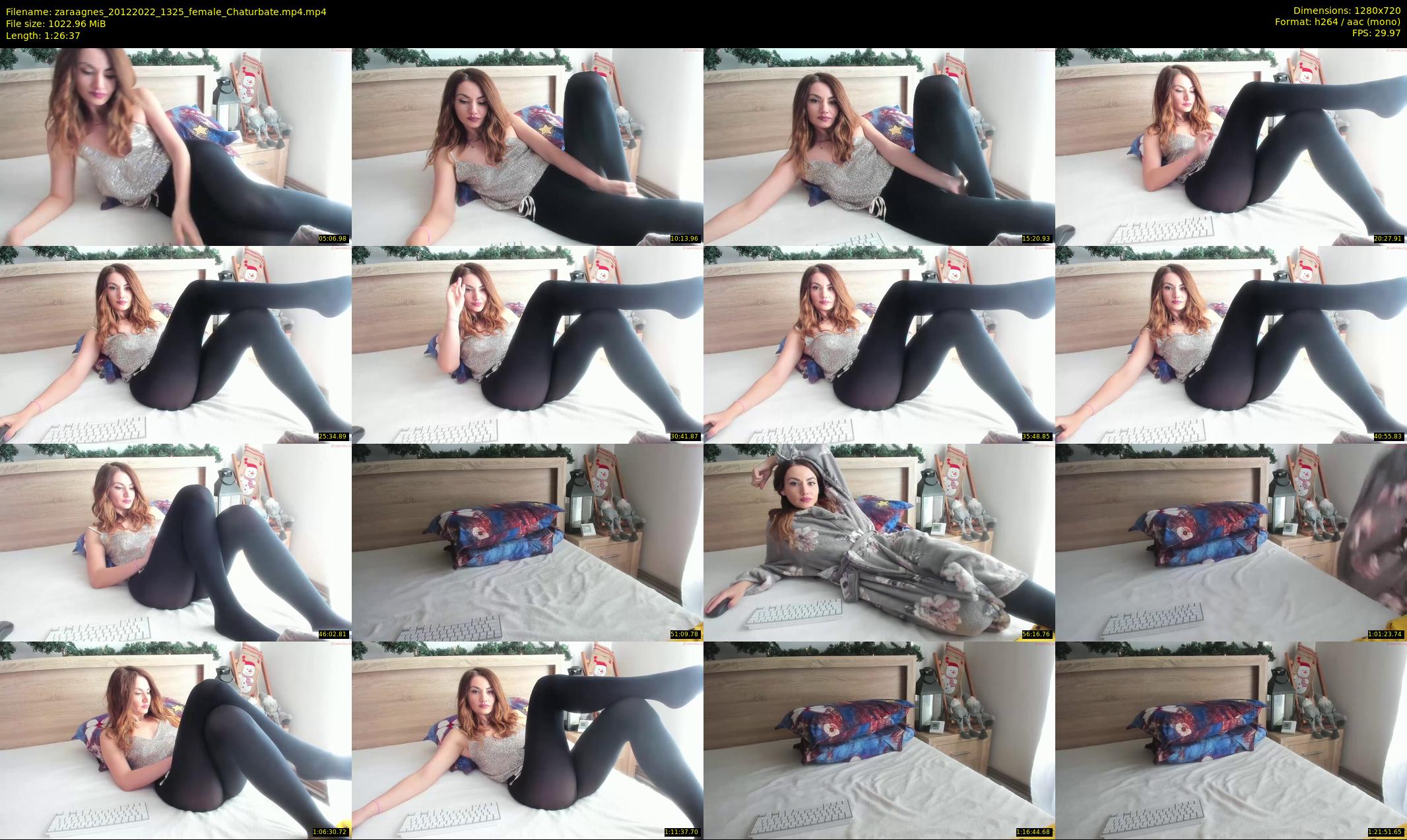 zaraagnes — 87 minute Chaturbate female cam show recording, 720p, Dec 20, 2022