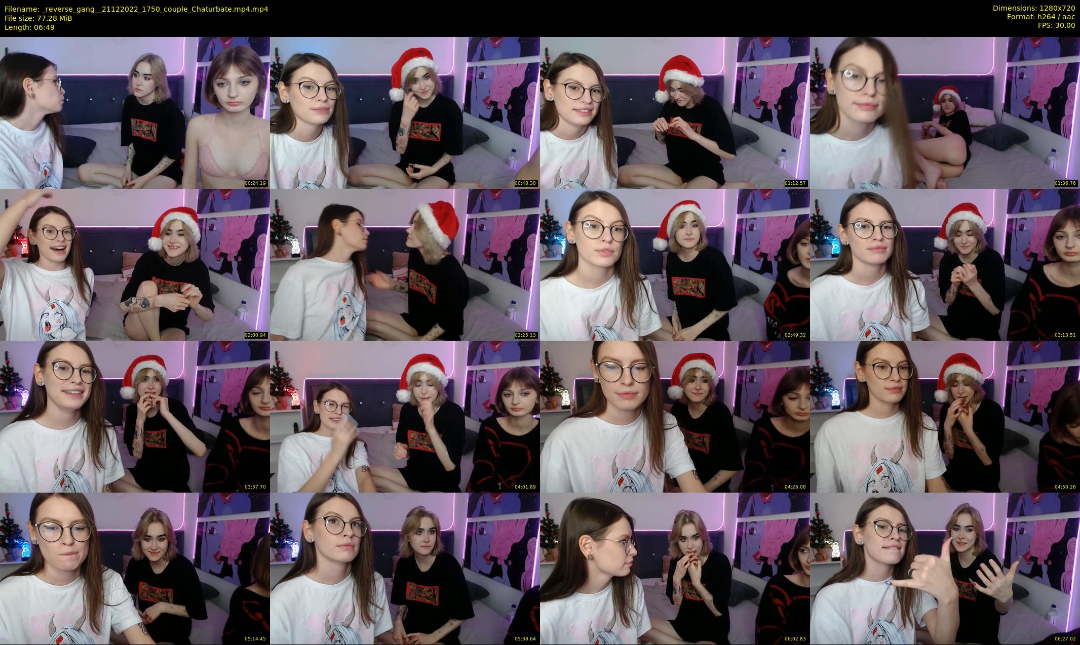 _reverse_gang_ — 7 minute Chaturbate couple cam show recording, 720p, Dec 21, 2022