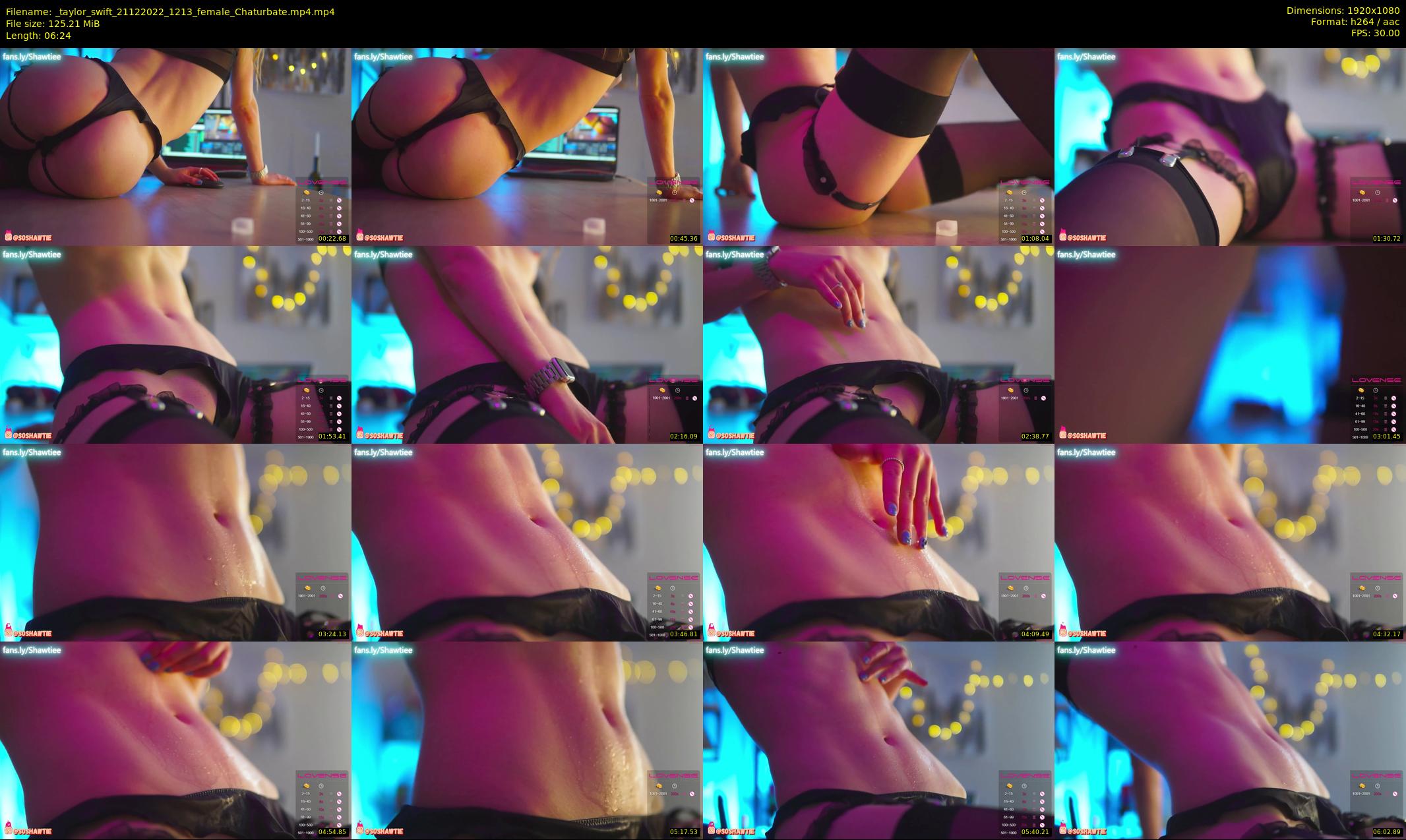 _taylor_swift — 7 minute Chaturbate female cam show recording, 1080p, Dec 21, 2022