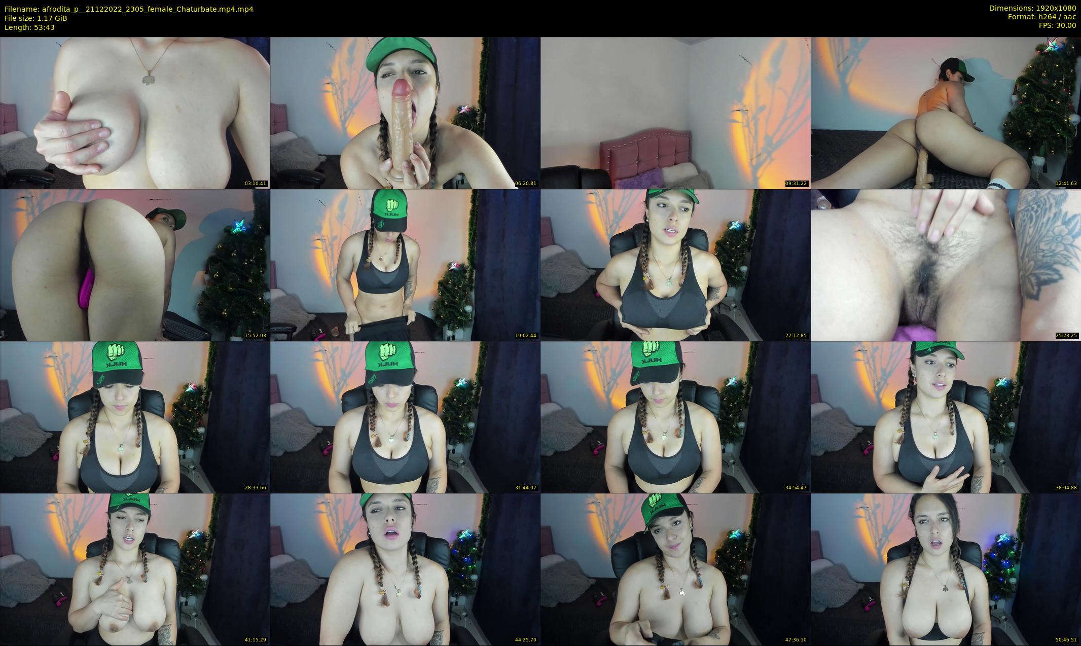 afrodita_p_ — 54 minute Chaturbate female cam show recording, 1080p, Dec 21, 2022