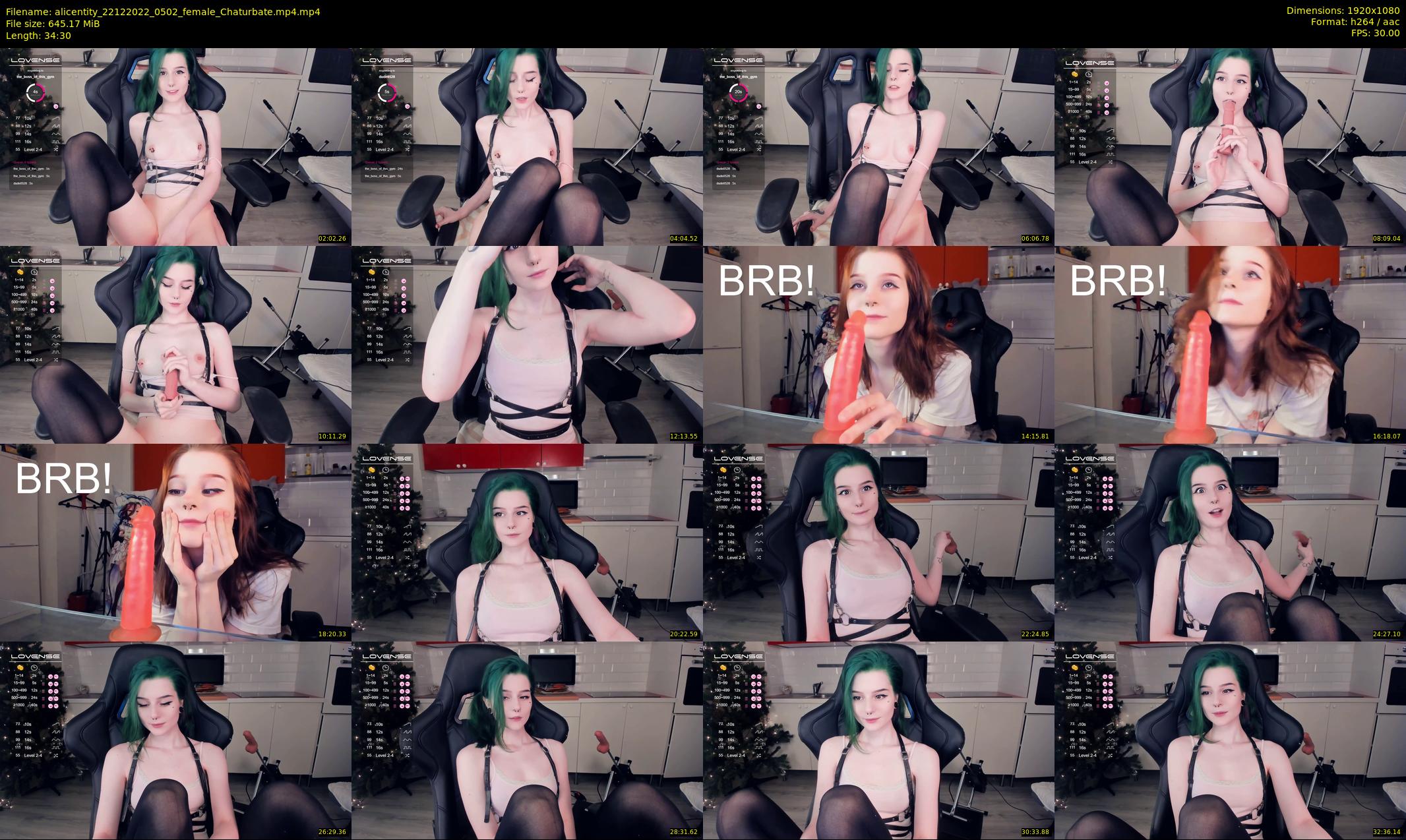 alicentity — 35 minute Chaturbate female cam show recording, 1080p, Dec 22, 2022