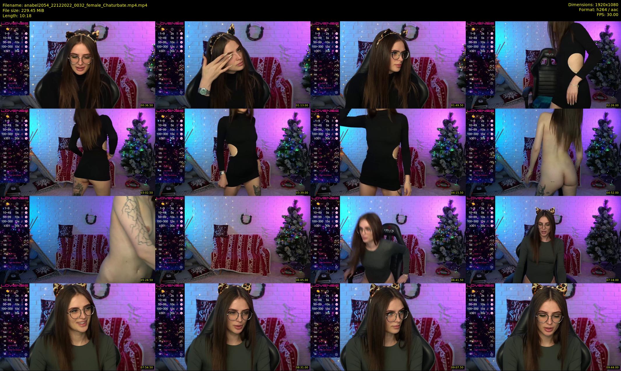 anabel2054 — 11 minute Chaturbate female cam show recording, 1080p, Dec 22, 2022