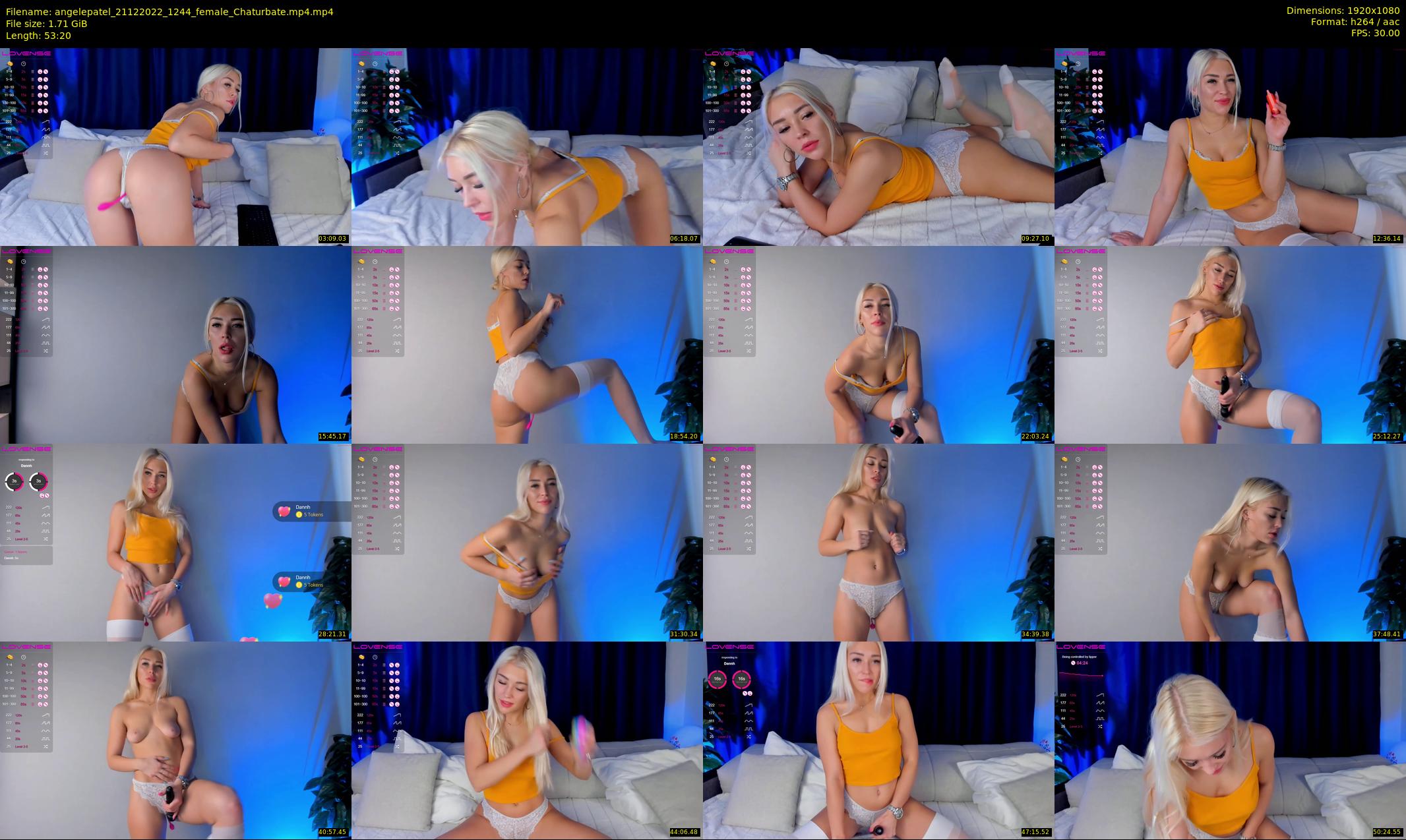 angelepatel — 54 minute Chaturbate female cam show recording, 1080p, Dec 21, 2022