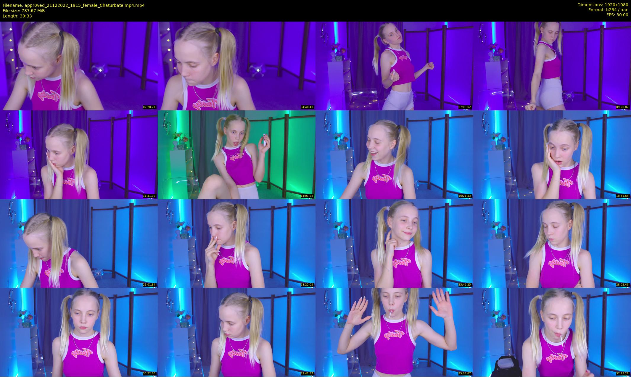 appr0ved — 40 minute Chaturbate female cam show recording, 1080p, Dec 21, 2022