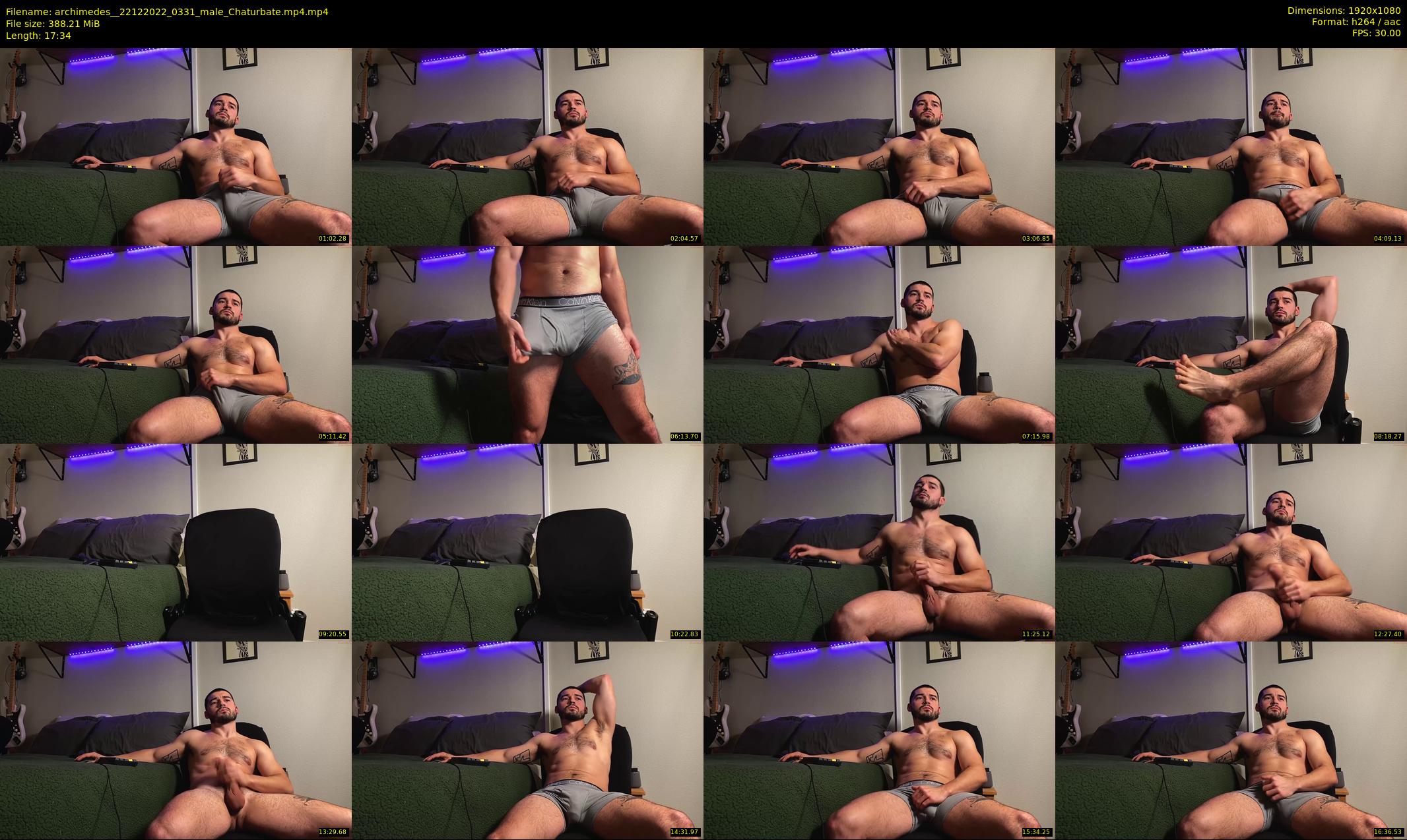 archimedes_ — 18 minute Chaturbate male cam show recording, 1080p, Dec 22, 2022