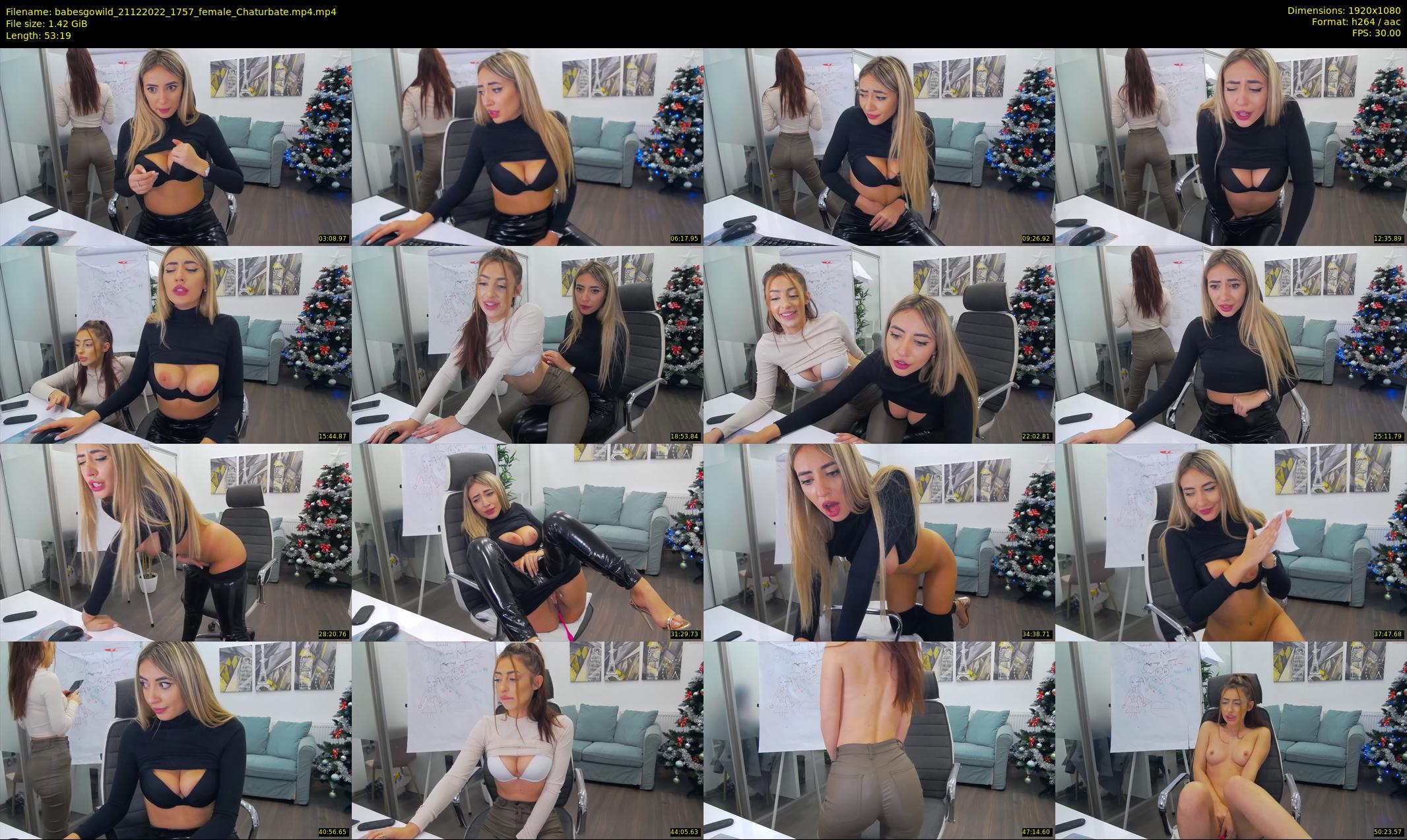 babesgowild — 54 minute Chaturbate couple cam show recording, 1080p, Dec 21, 2022
