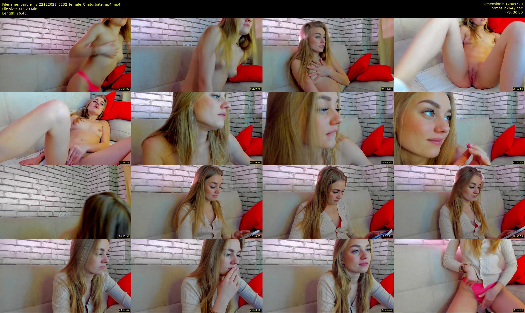 barbie_lis — 27 minute Chaturbate female cam show recording, 720p, Dec 22, 2022