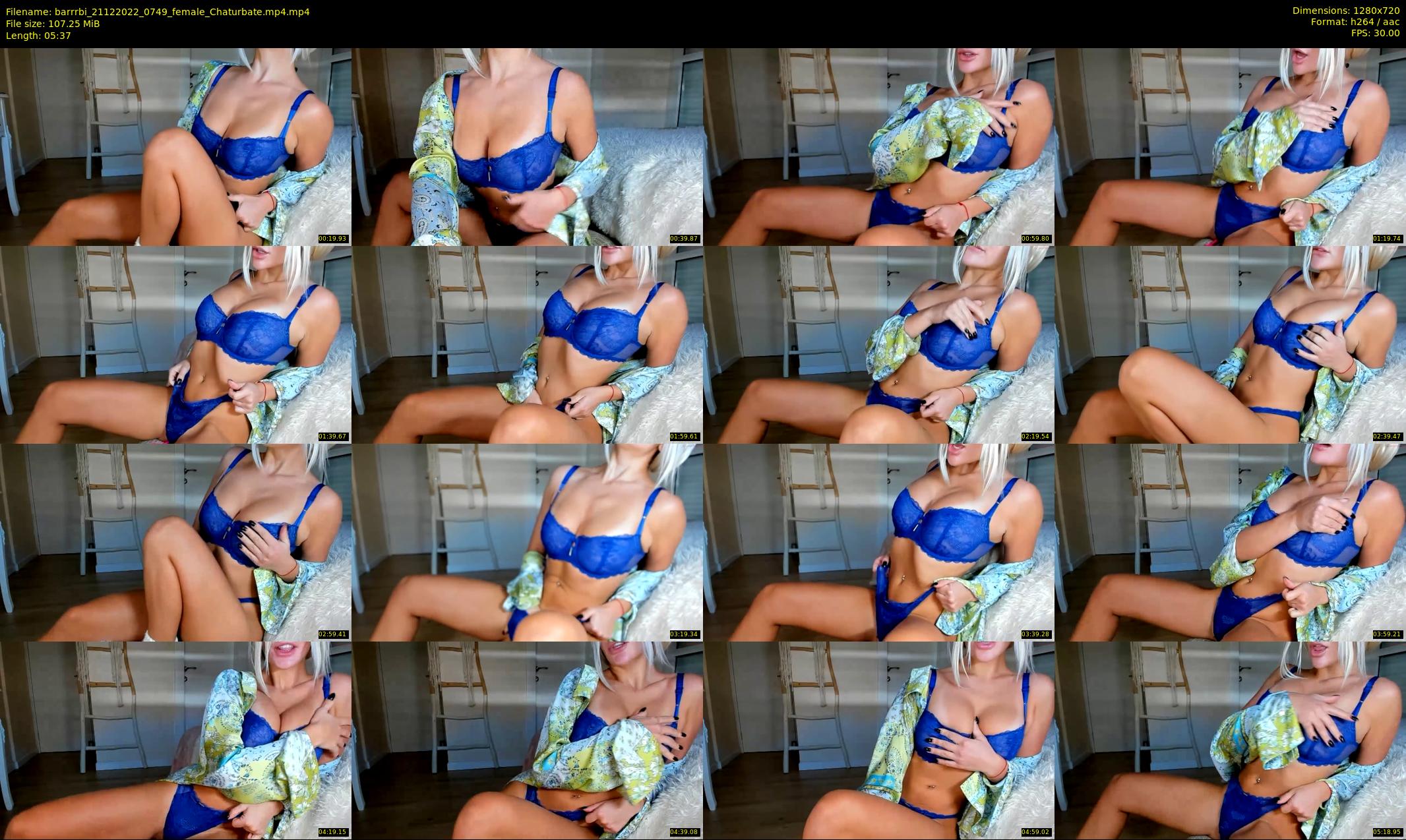 barrrbi — 6 minute Chaturbate female cam show recording, 720p, Dec 21, 2022