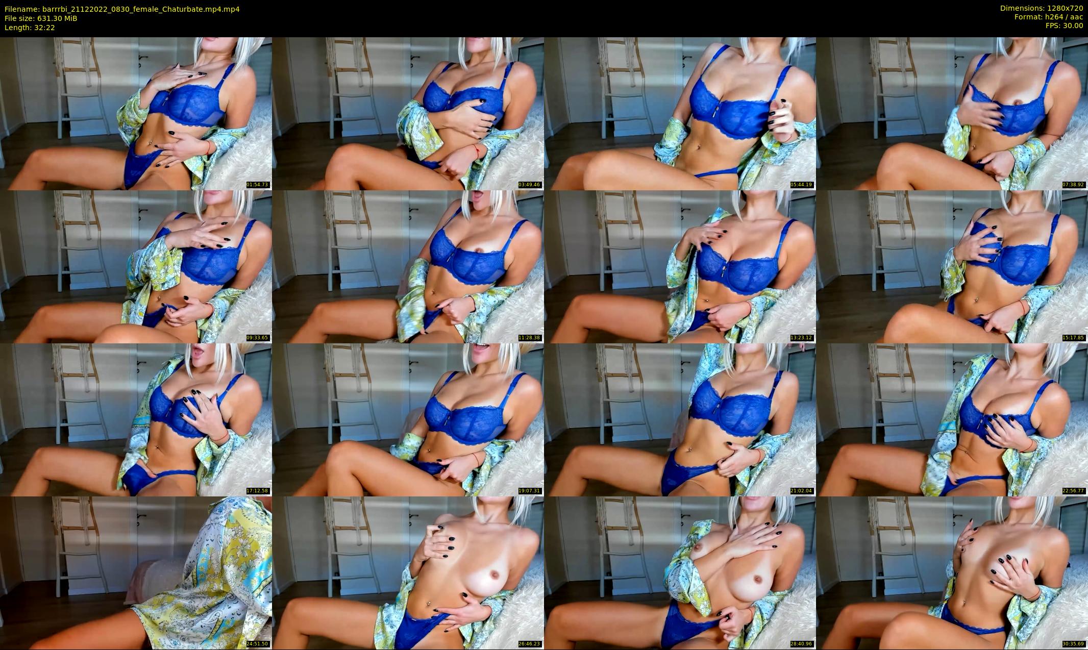 barrrbi — 33 minute Chaturbate female cam show recording, 720p, Dec 21, 2022