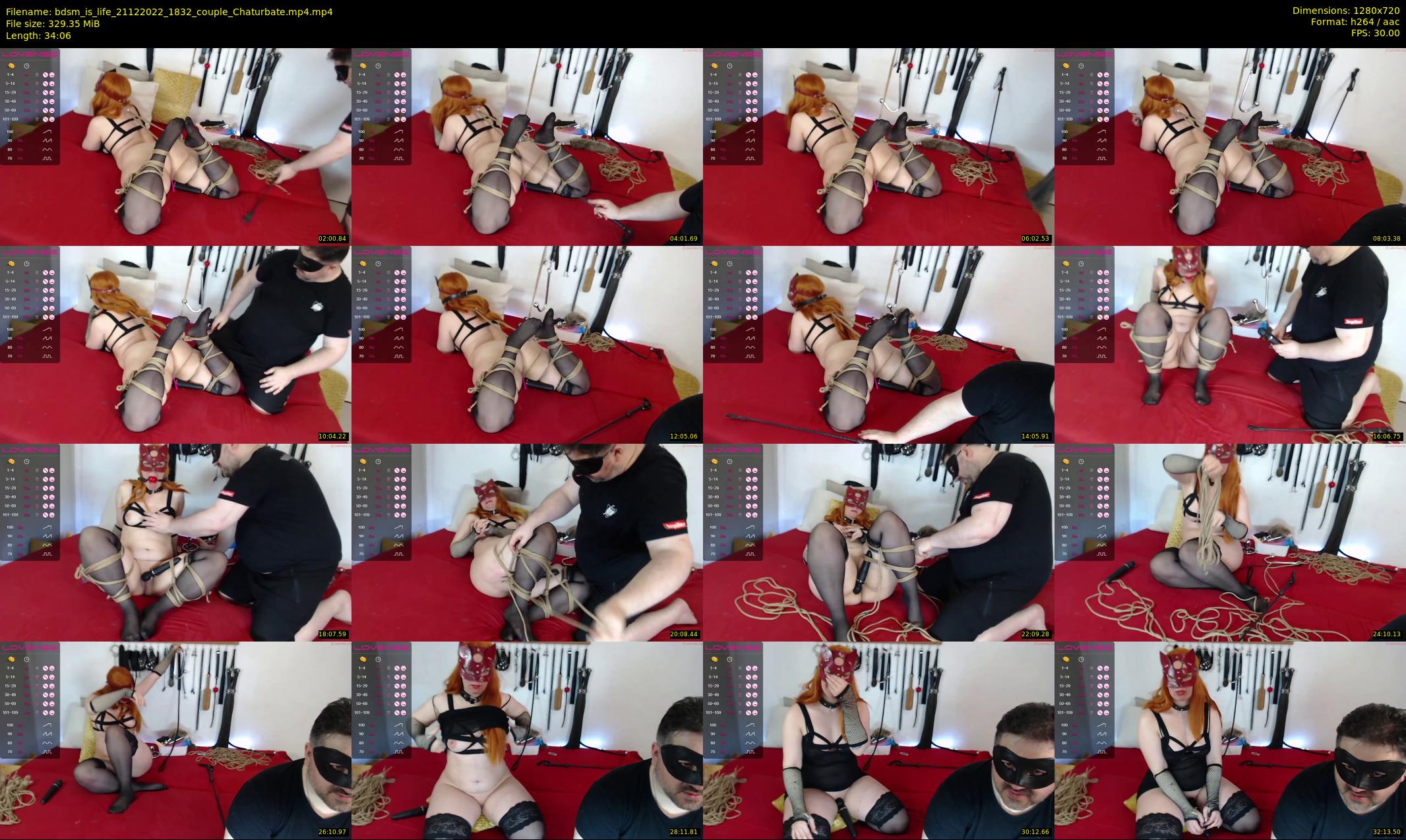 bdsm_is_life — 35 minute Chaturbate couple cam show recording, 720p, Dec 21, 2022