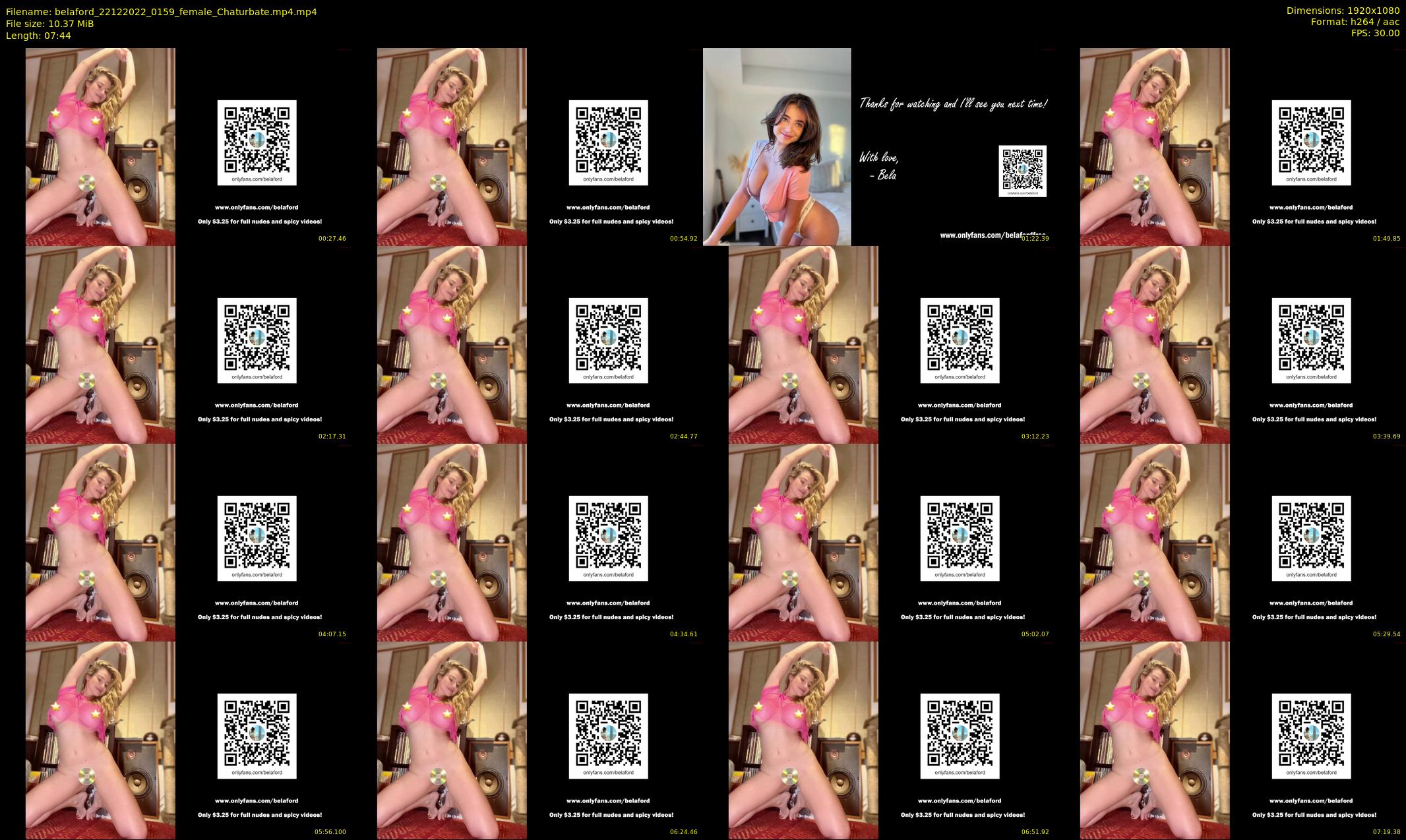 belaford — 8 minute Chaturbate female cam show recording, 1080p, Dec 22, 2022