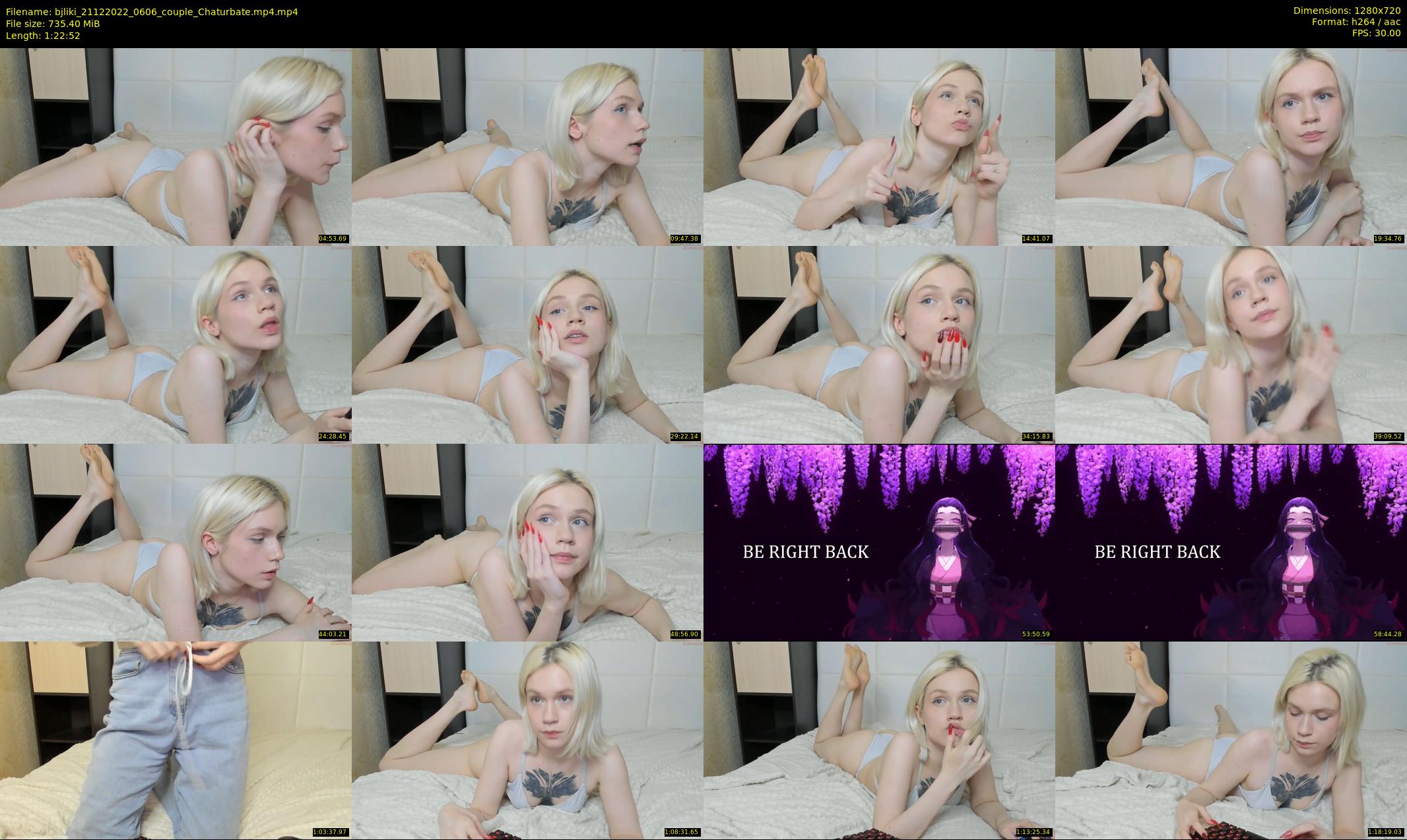 bjliki — 83 minute Chaturbate couple cam show recording, 720p, Dec 21, 2022