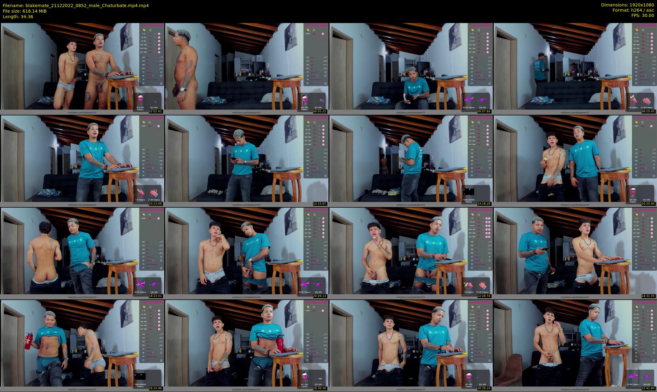 blakemate — 35 minute Chaturbate male cam show recording, 1080p, Dec 21, 2022